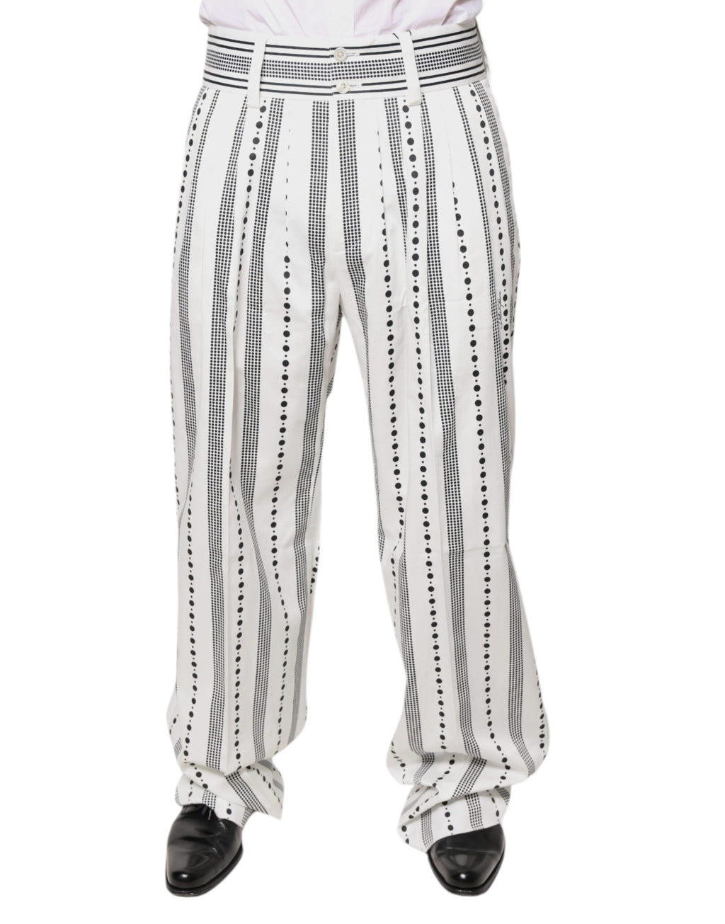 Dolce & Gabbana White Dress Pants for Men