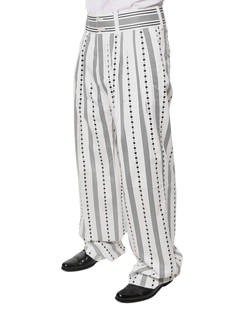 Dolce & Gabbana White Dress Pants for Men detail view