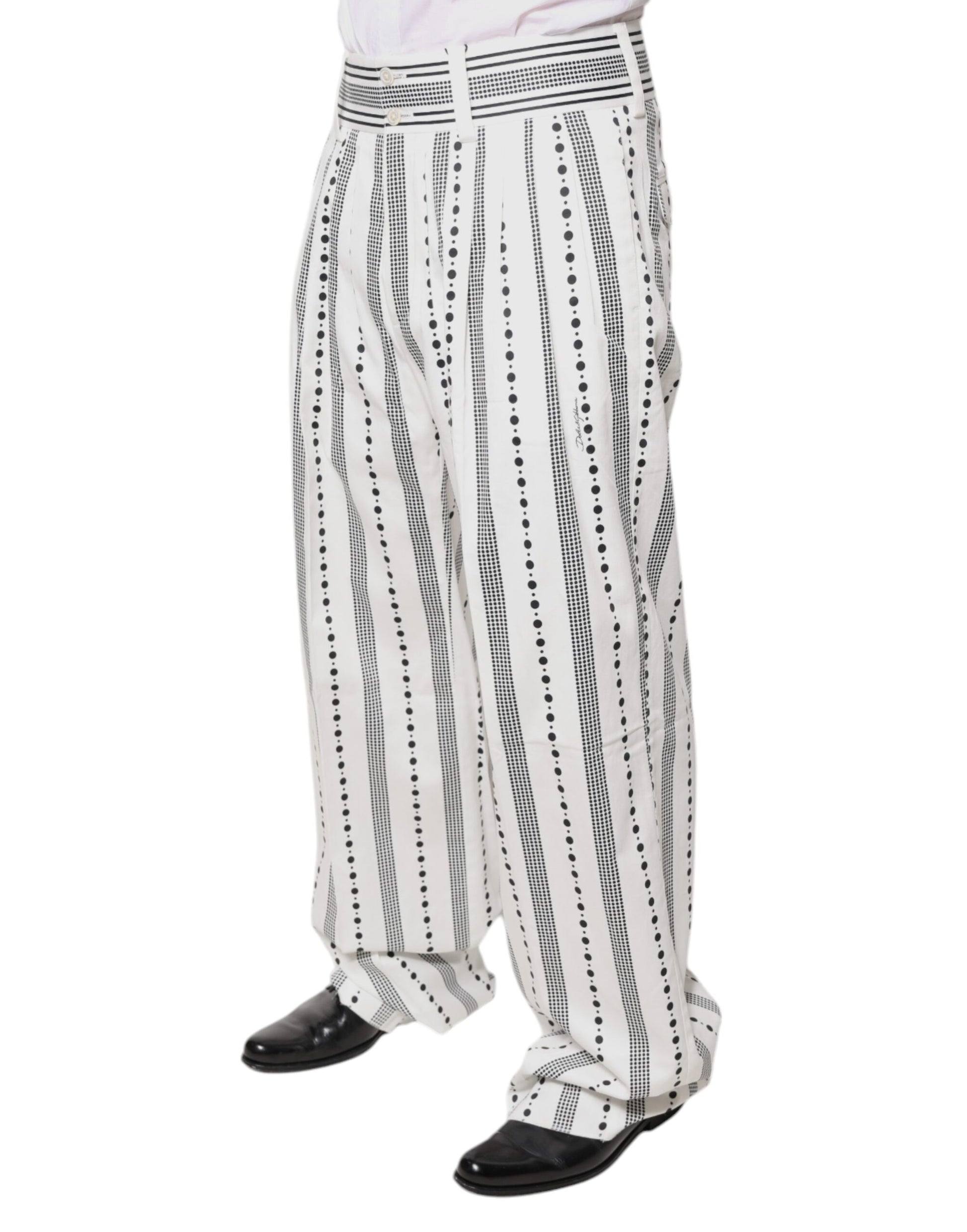 Dolce & Gabbana White Dress Pants for Men detail view