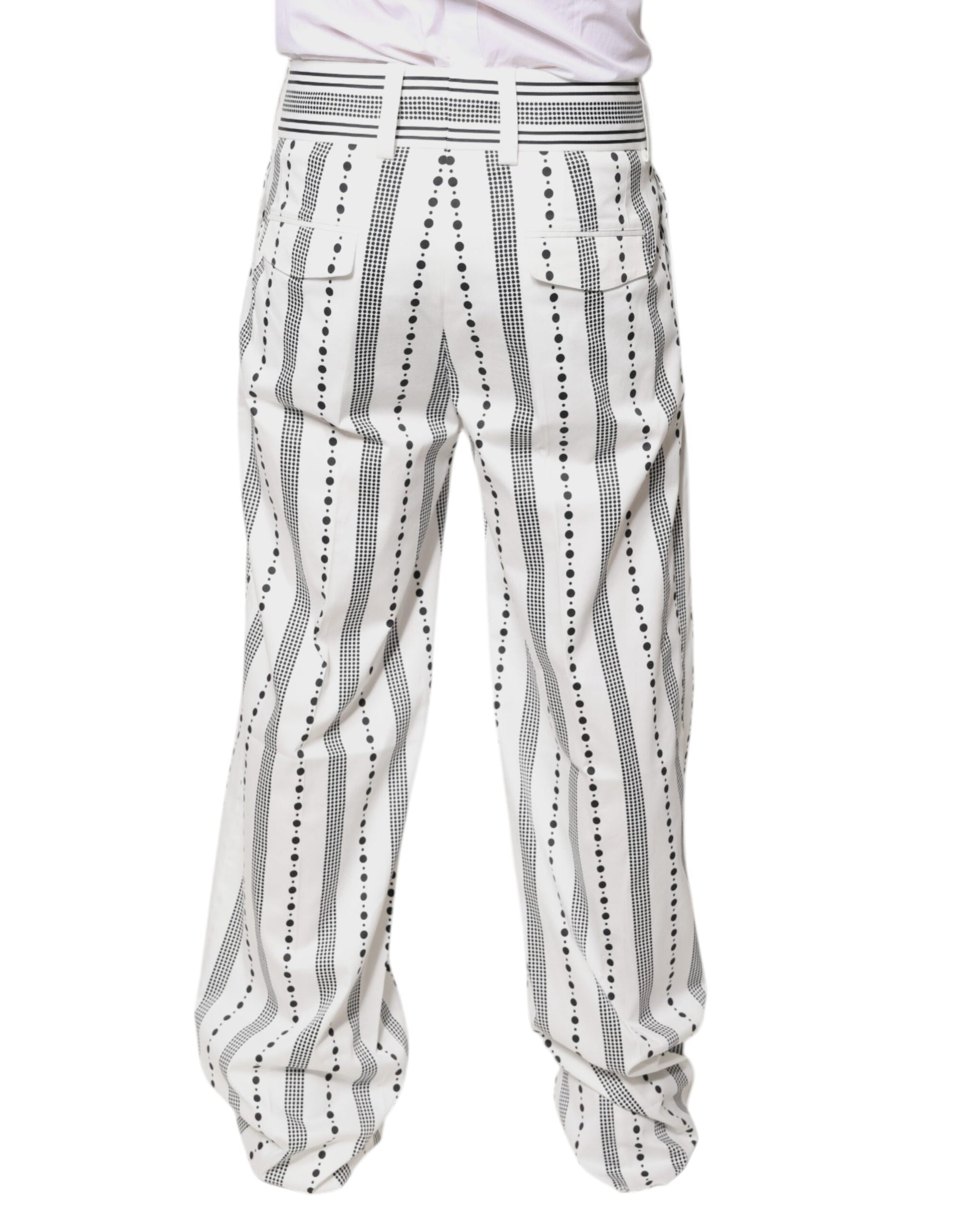 Dolce & Gabbana White Dress Pants for Men side view