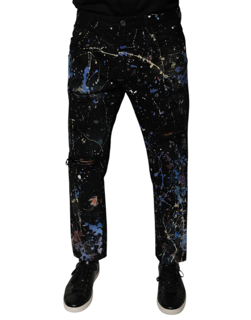 Dolce & Gabbana Black Skinny Jeans for Men