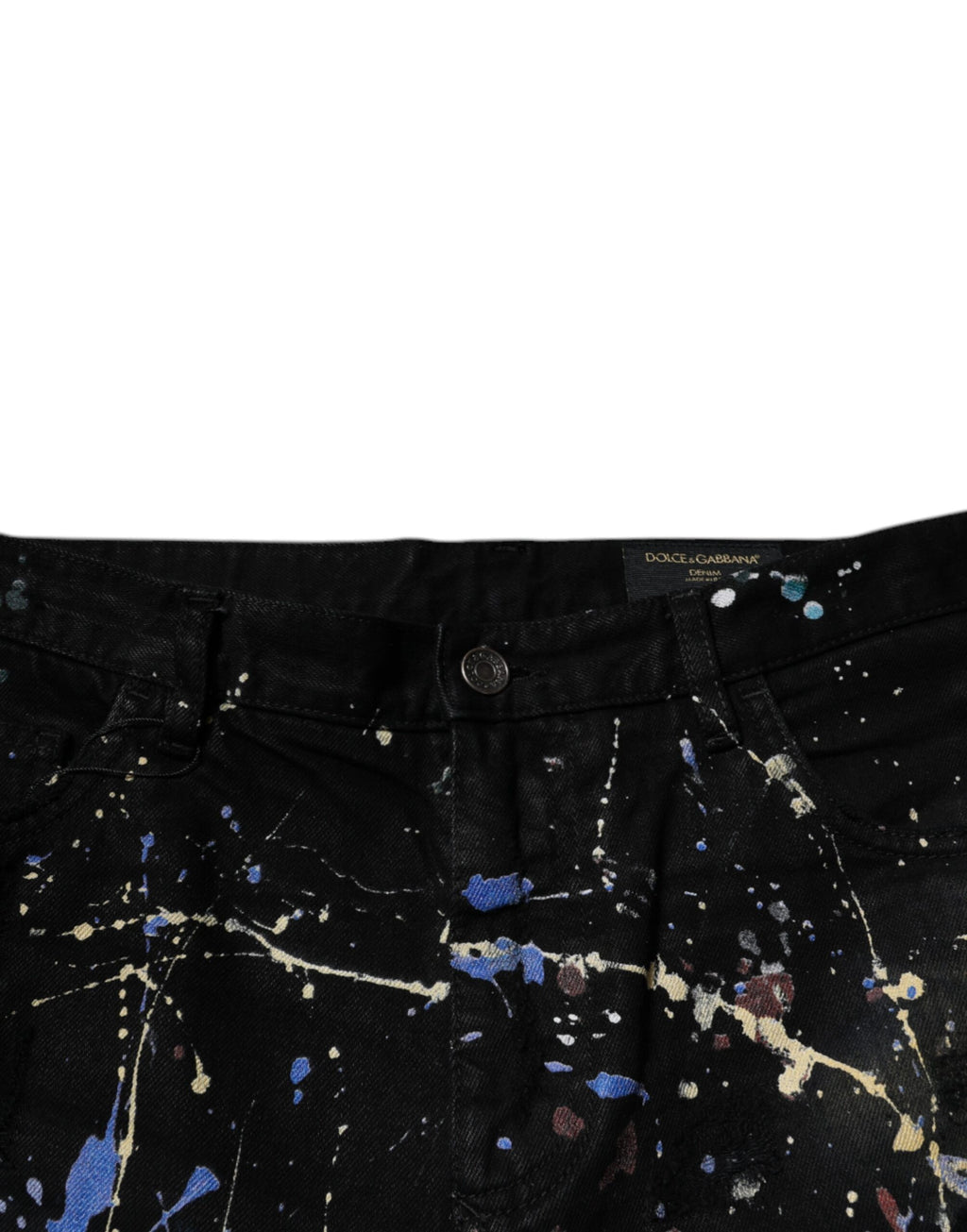 Dolce & Gabbana Black Skinny Jeans for Men additional view