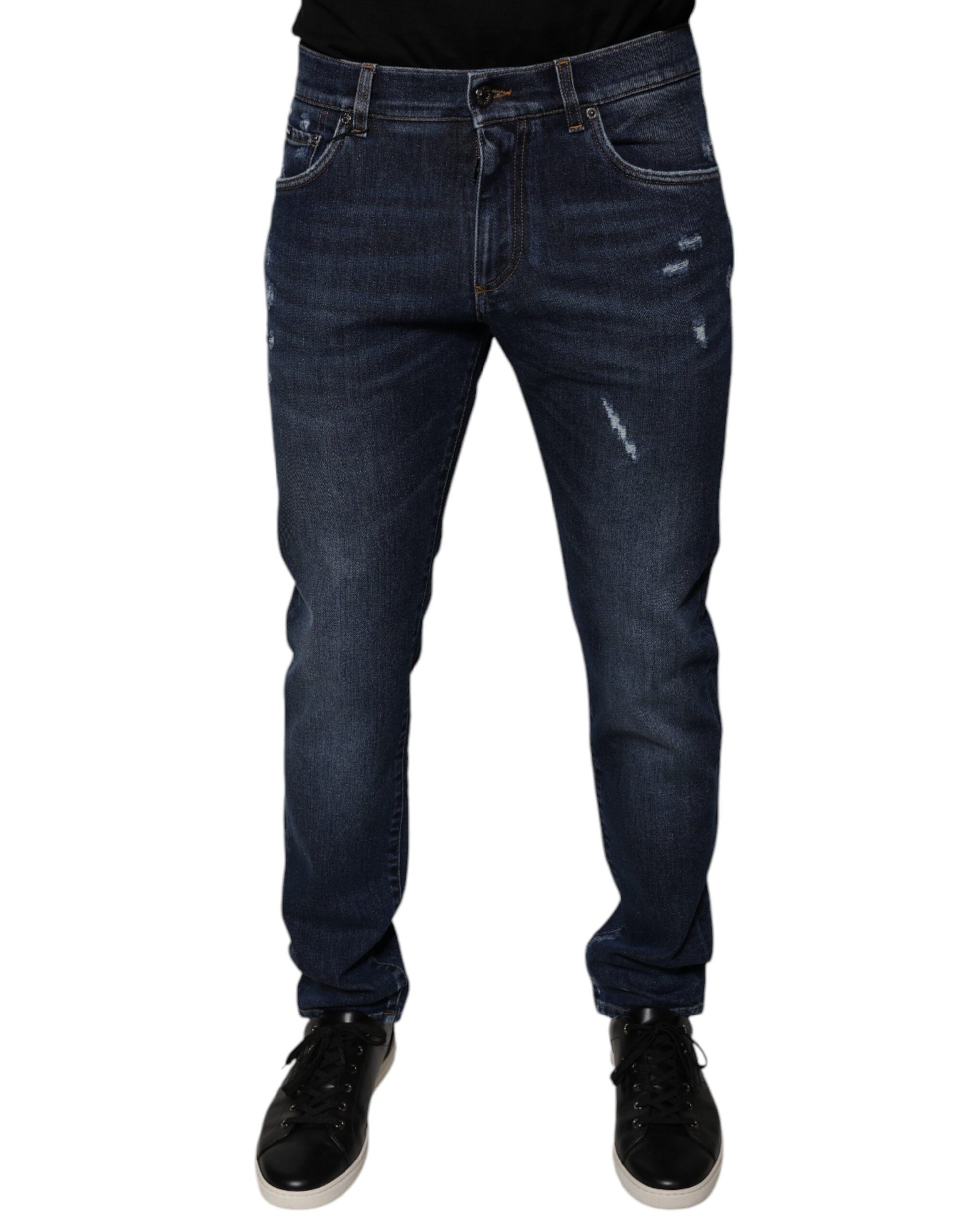 Dolce & Gabbana Blue Skinny Jeans for Men alternate view