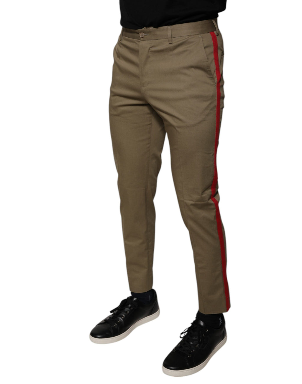 Dolce & Gabbana Brown Skinny Pants for Men detail view