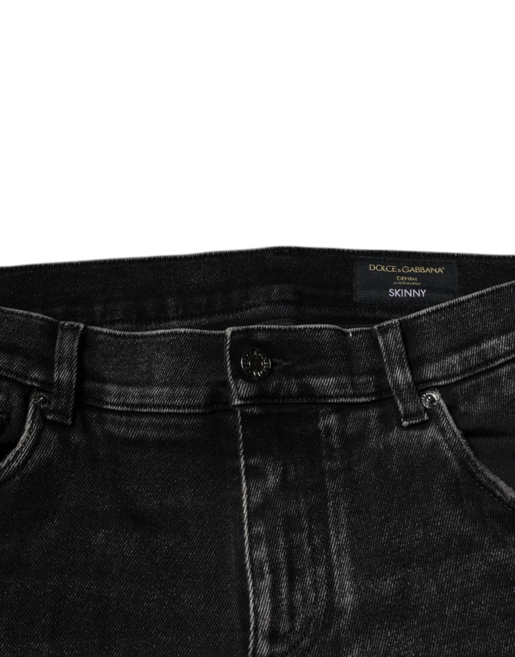 Dolce & Gabbana Black Skinny Jeans for Men additional view
