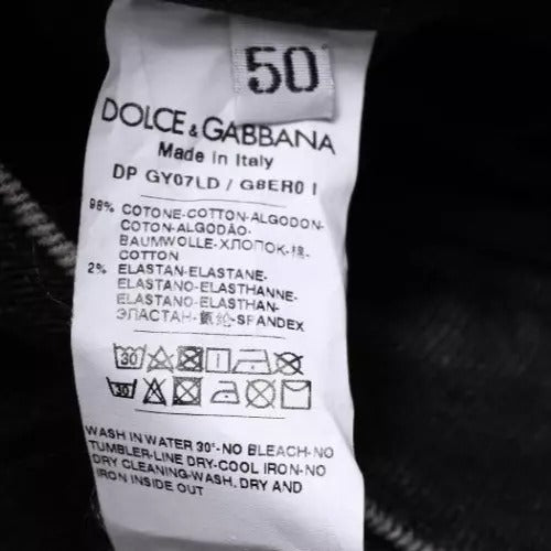 Dolce & Gabbana Black Skinny Jeans for Men additional view