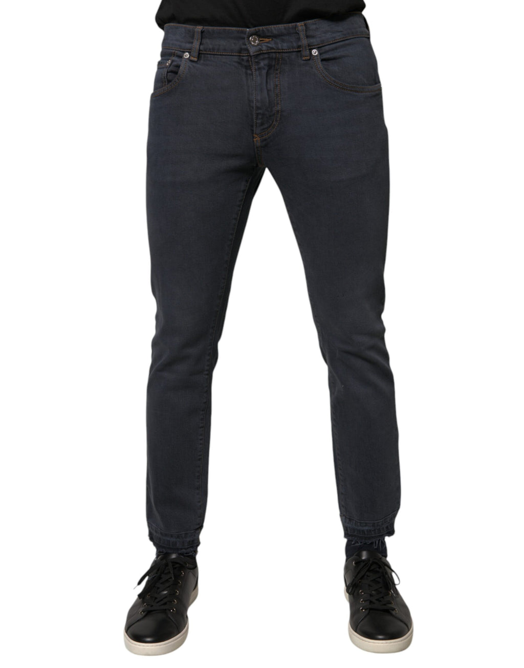 Dolce & Gabbana Grey Skinny Jeans for Men