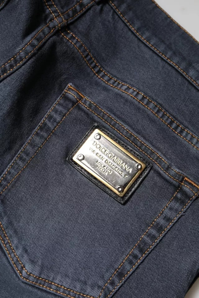 Dolce & Gabbana Grey Skinny Jeans for Men additional view