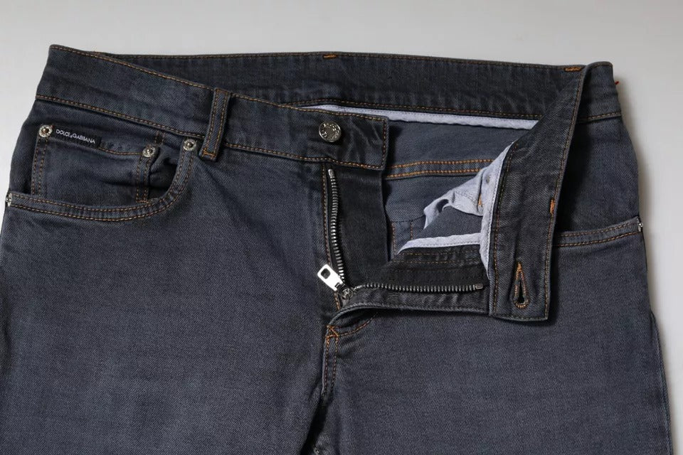 Dolce & Gabbana Grey Skinny Jeans for Men additional view