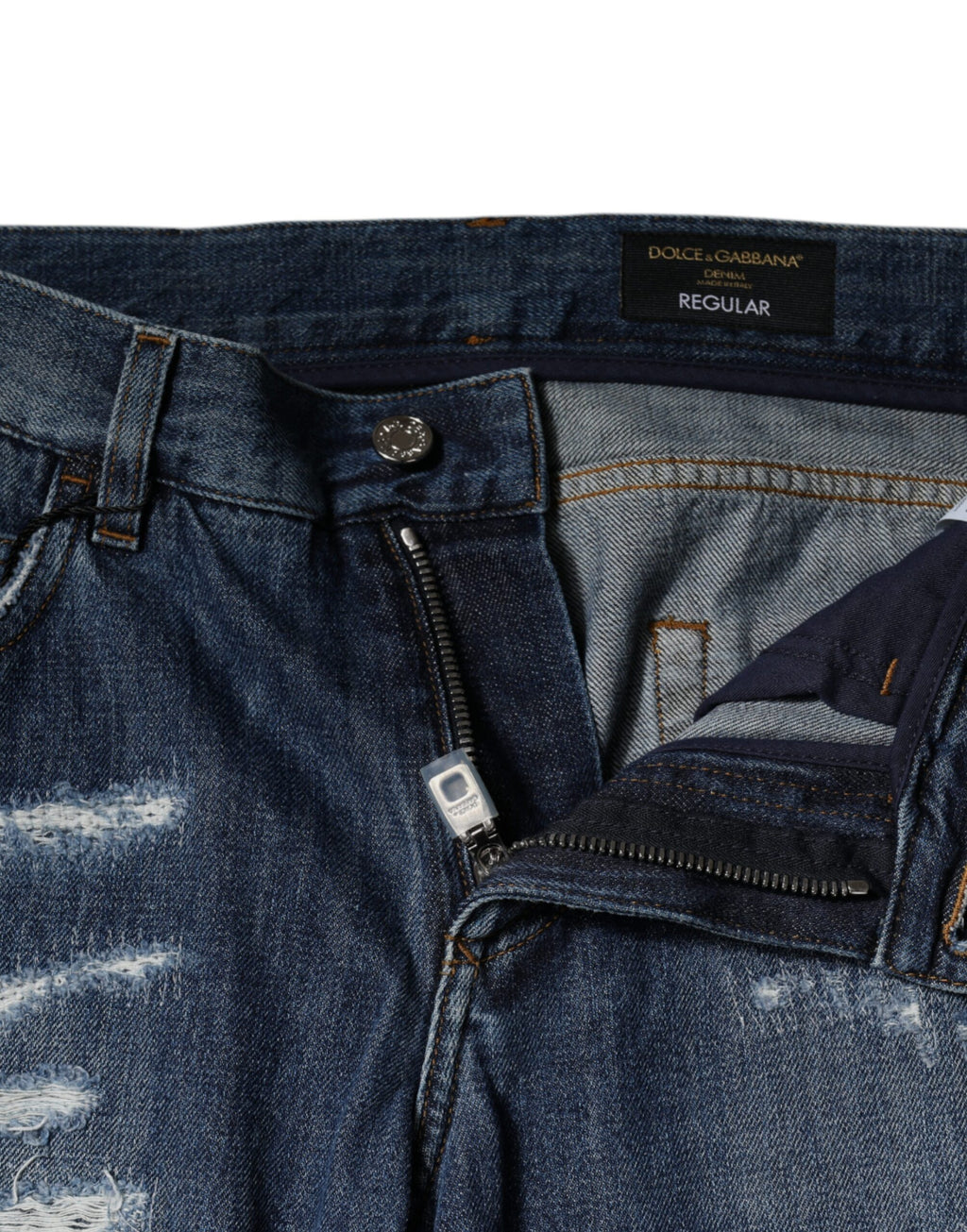Dolce & Gabbana Blue Skinny Jeans for Men additional view