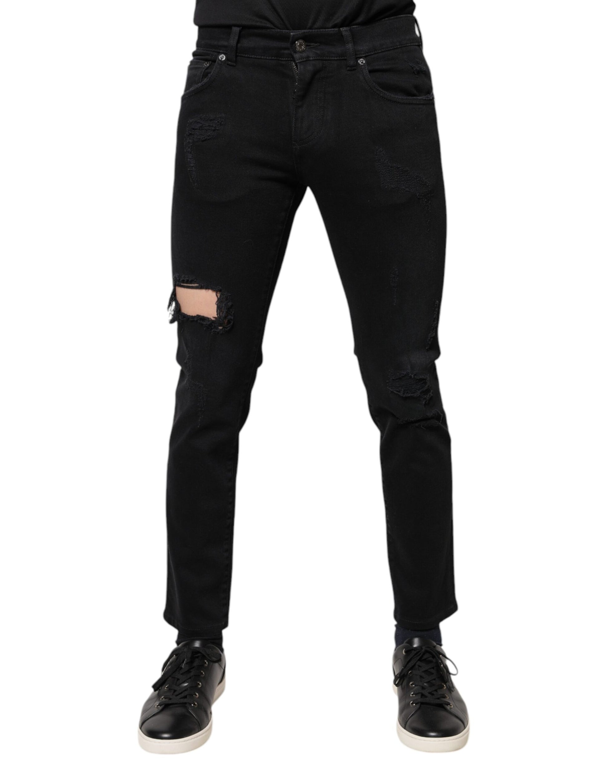Dolce & Gabbana Black Skinny Jeans for Men alternate view