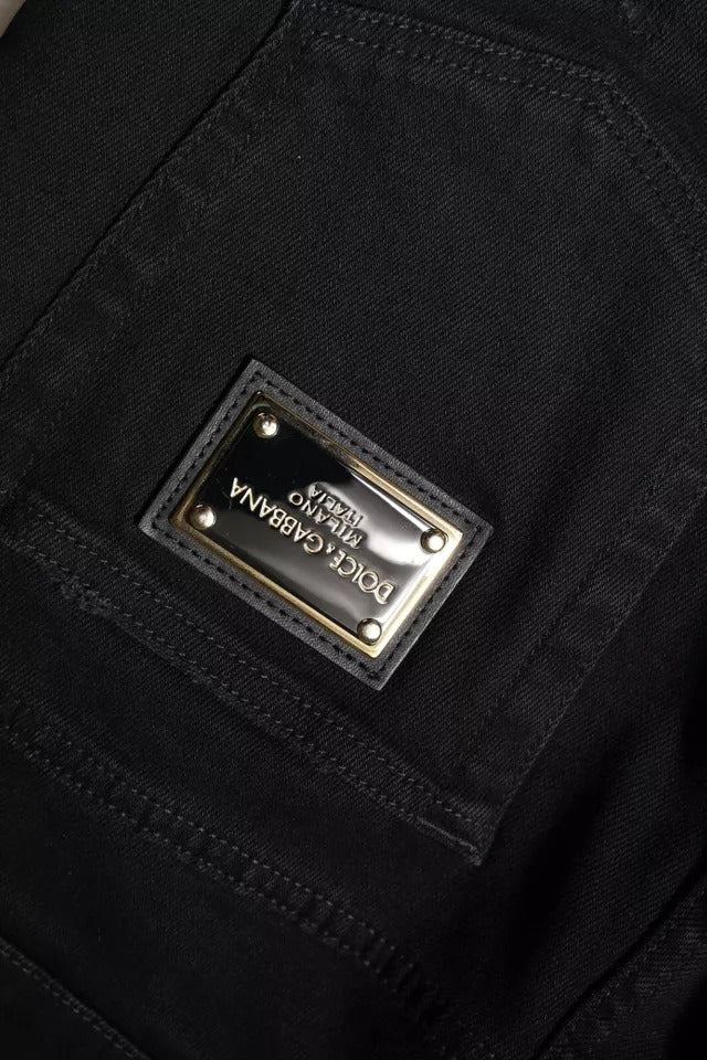 Dolce & Gabbana Black Skinny Jeans for Men additional view