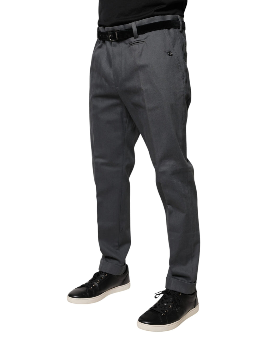 Dolce & Gabbana Grey Dress Pants for Men detail view