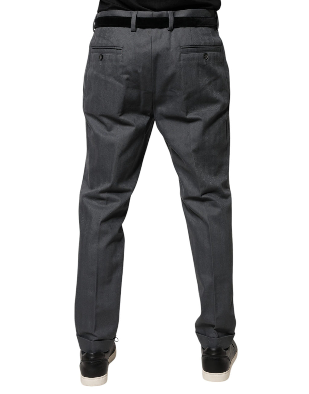 Dolce & Gabbana Grey Dress Pants for Men side view