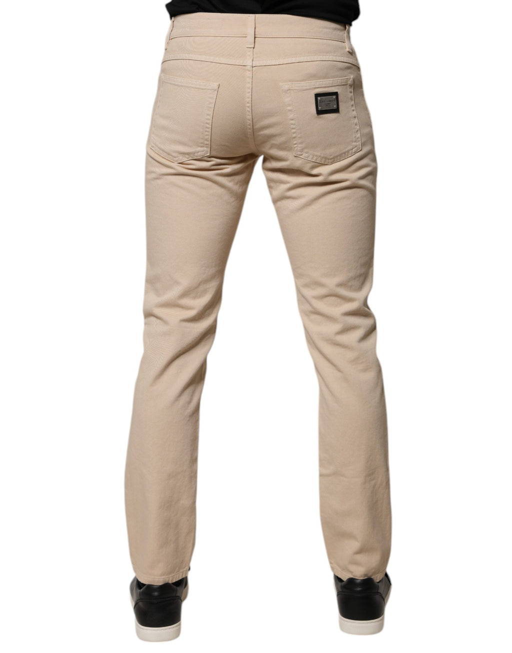 Dolce & Gabbana Beige Skinny Jeans for Men side view