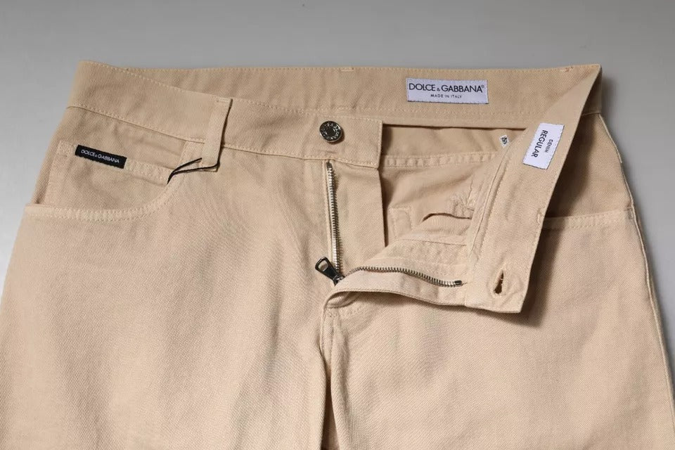 Dolce & Gabbana Beige Skinny Jeans for Men additional view