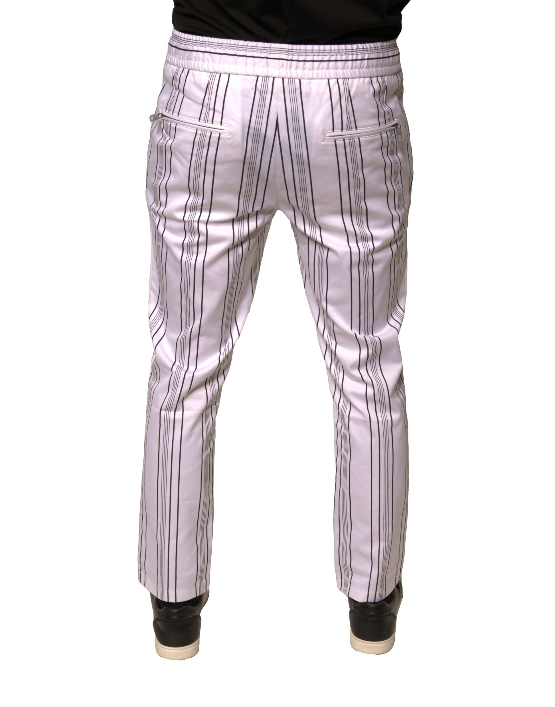 Dolce & Gabbana White Dress Pants for Men side view