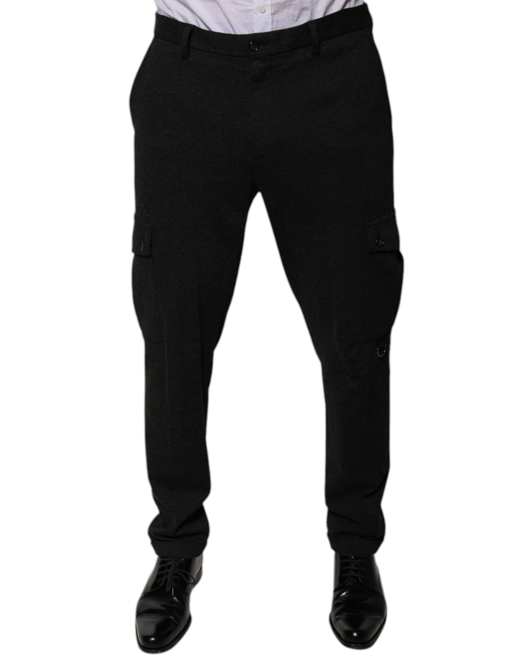 Dolce & Gabbana Black Cargo Pants for Men