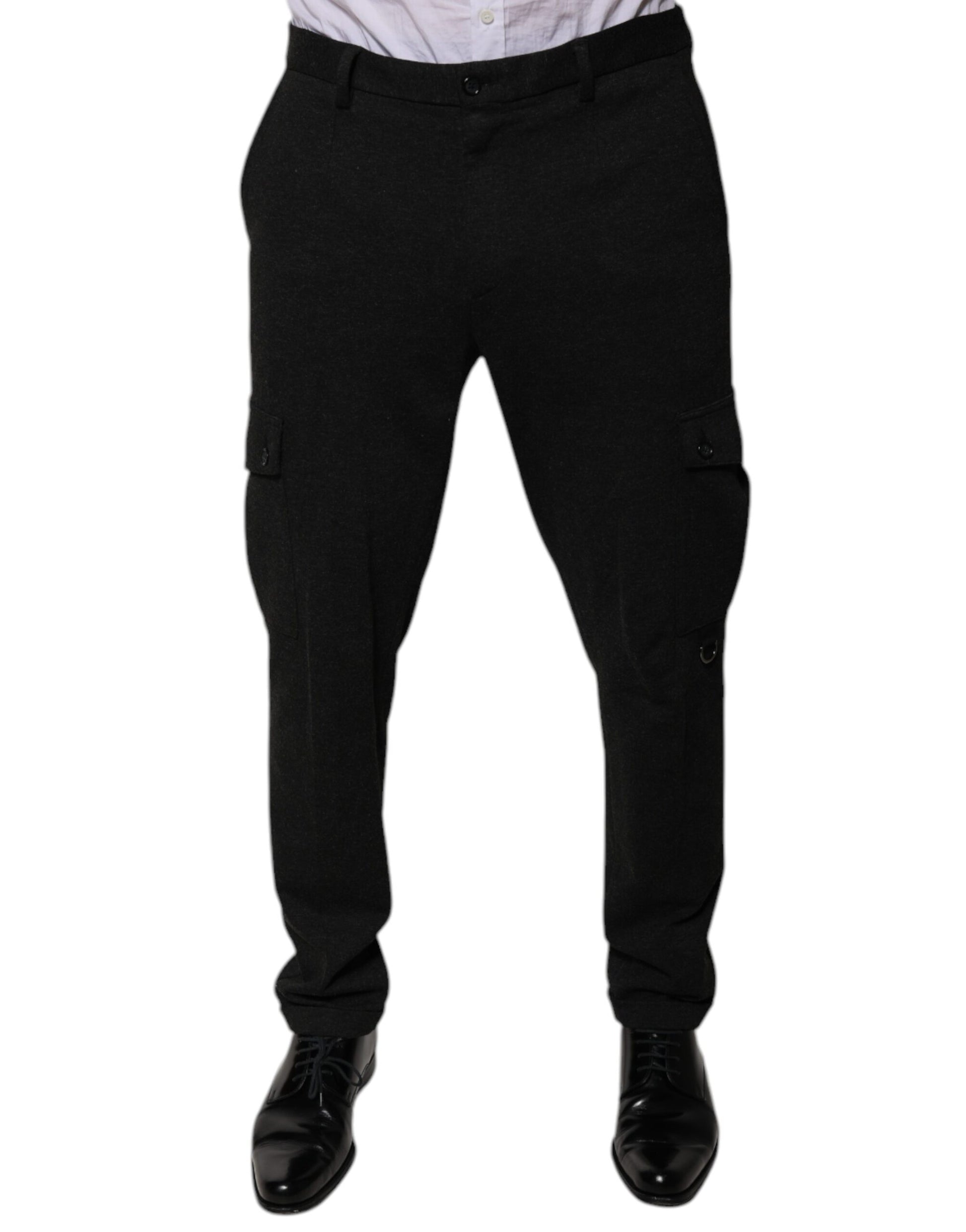 Dolce & Gabbana Black Cargo Pants for Men alternate view