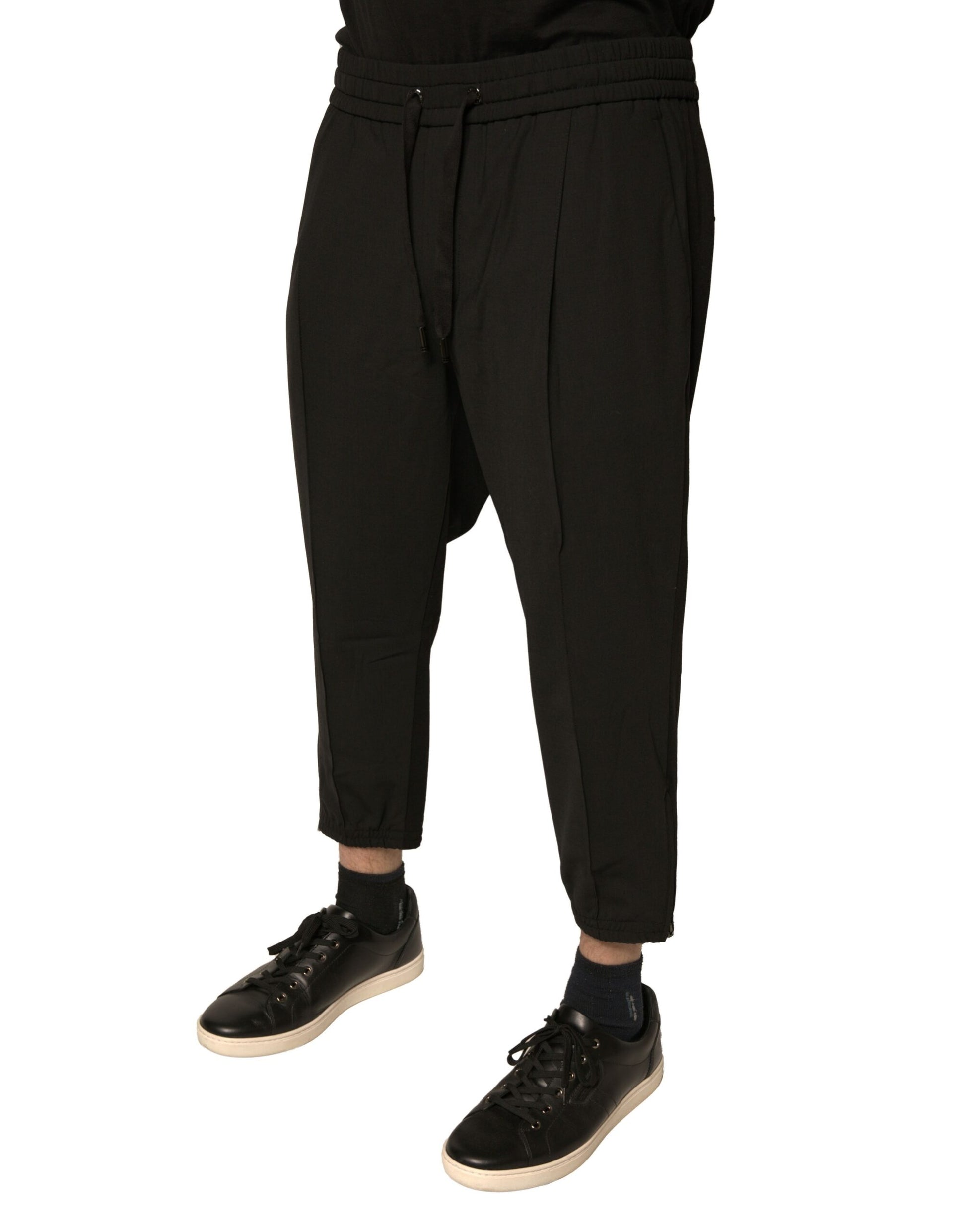 Pantalon de jogging Dolce & Gabbana en laine noire