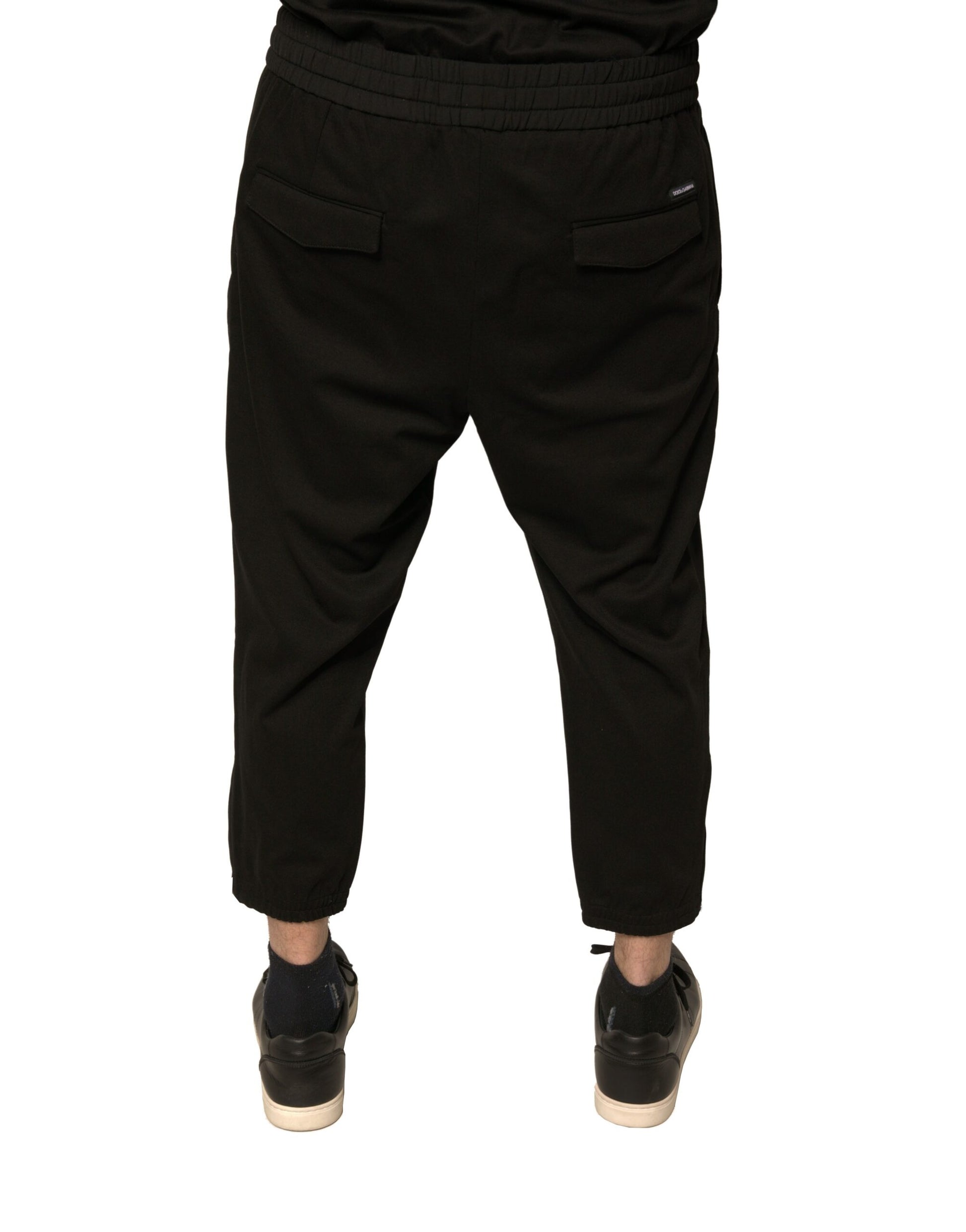 Pantalon de jogging Dolce & Gabbana en laine noire