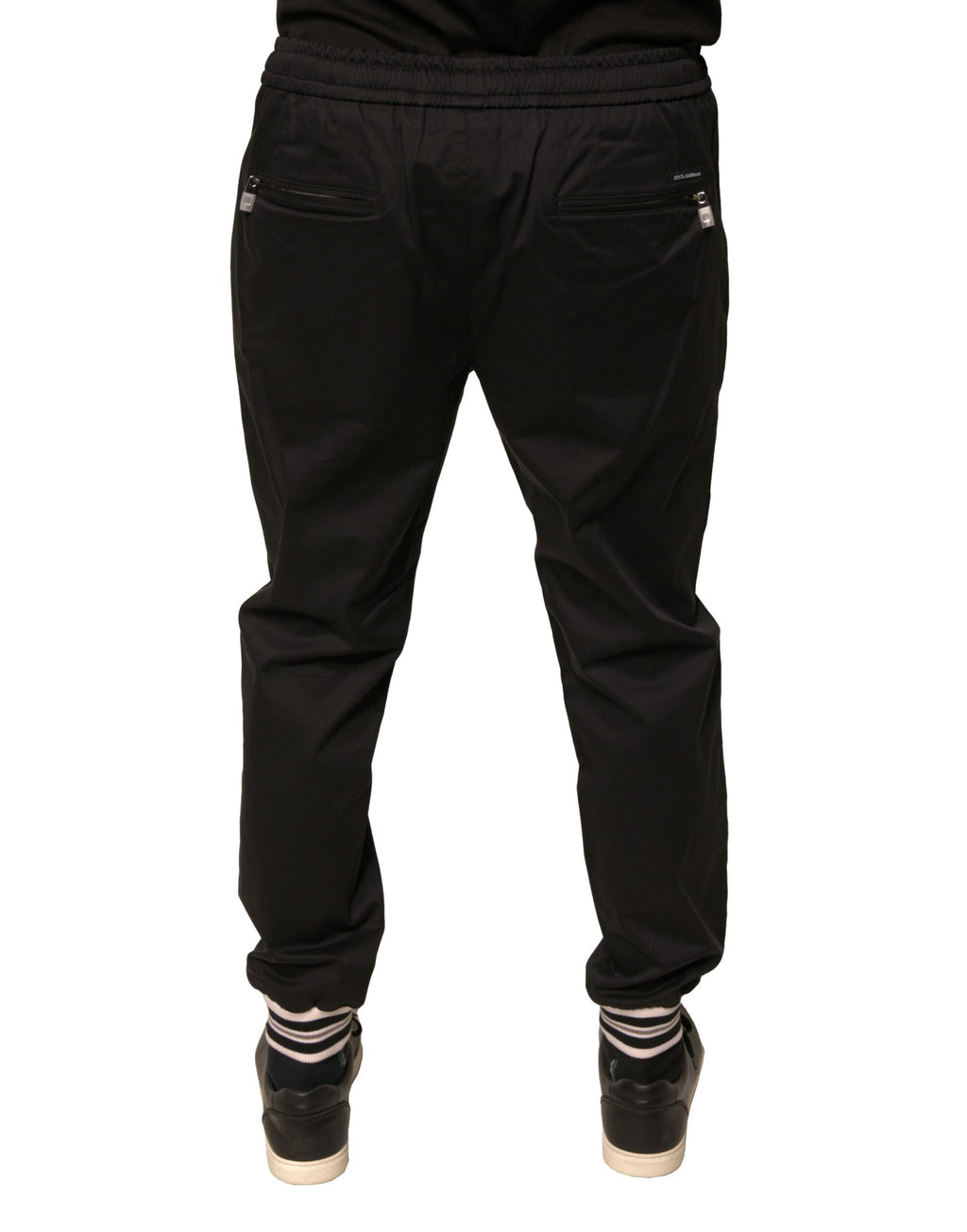 Dolce & Gabbana Black Athletic Pants for Men side view