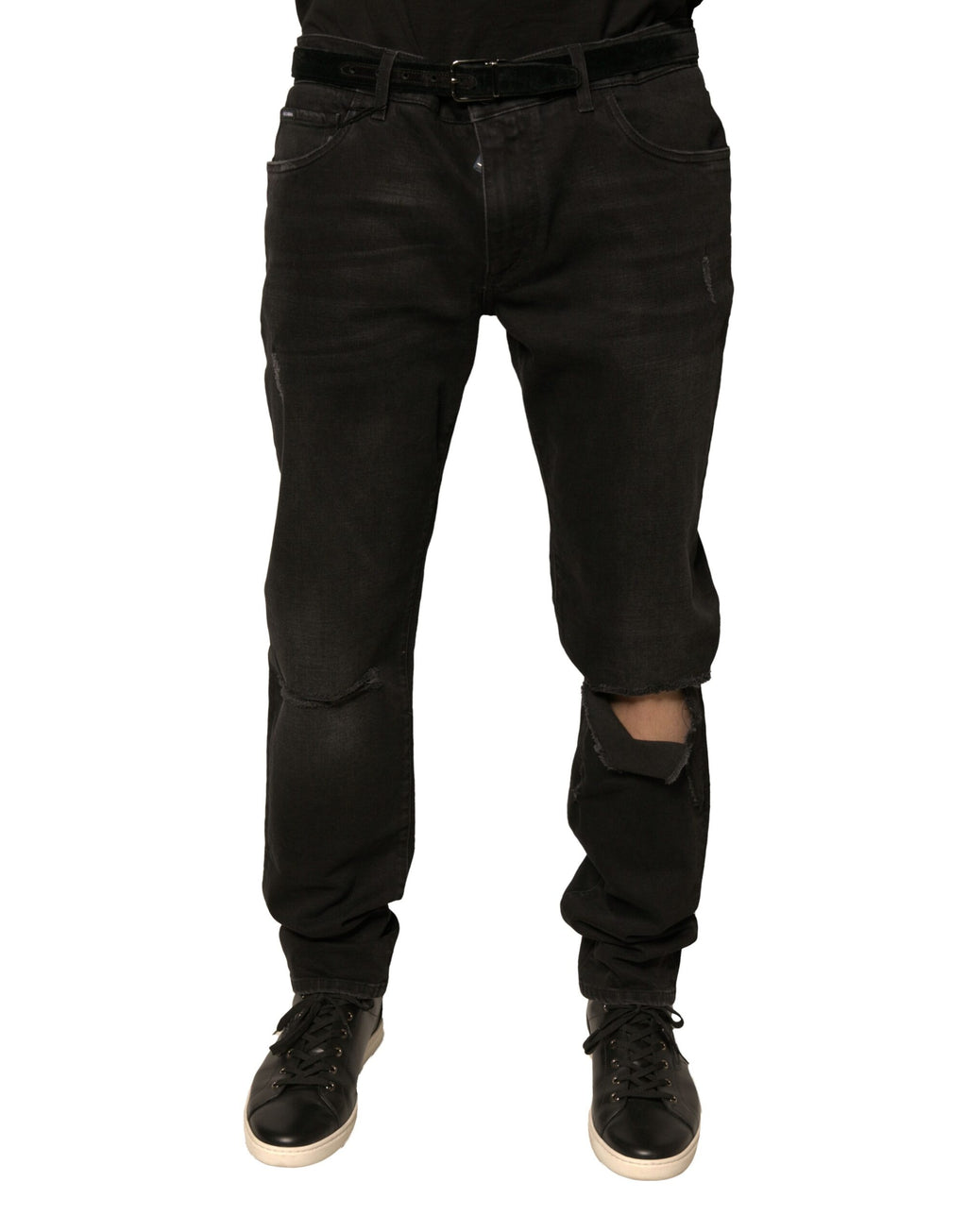 Dolce & Gabbana Black Skinny Jeans for Men alternate view