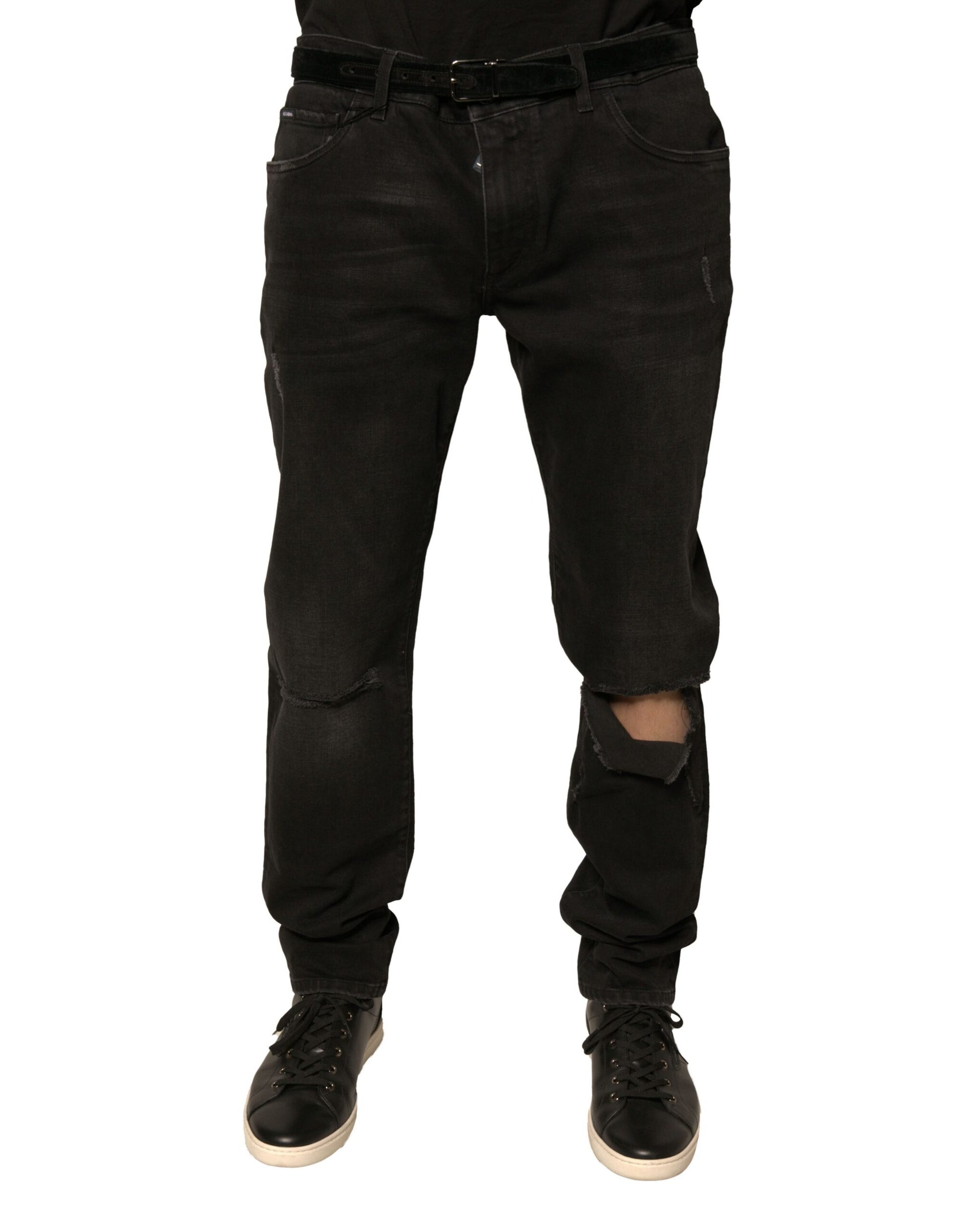 Dolce & Gabbana Black Skinny Jeans for Men alternate view