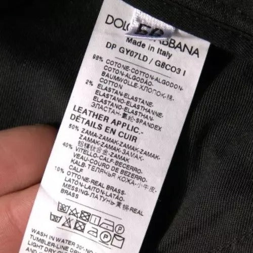 Dolce & Gabbana Black Skinny Jeans for Men additional view