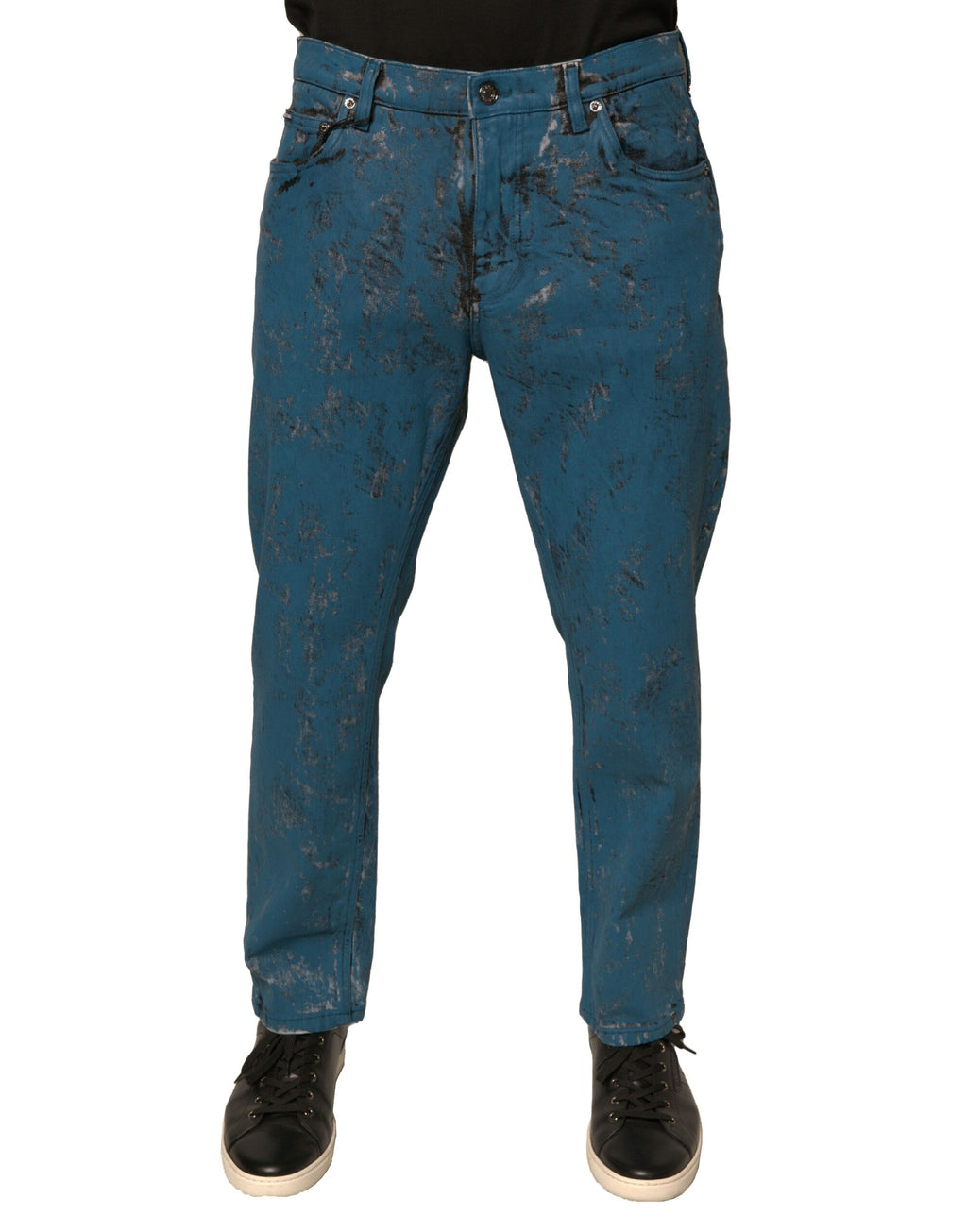 Dolce & Gabbana Blue Skinny Jeans for Men