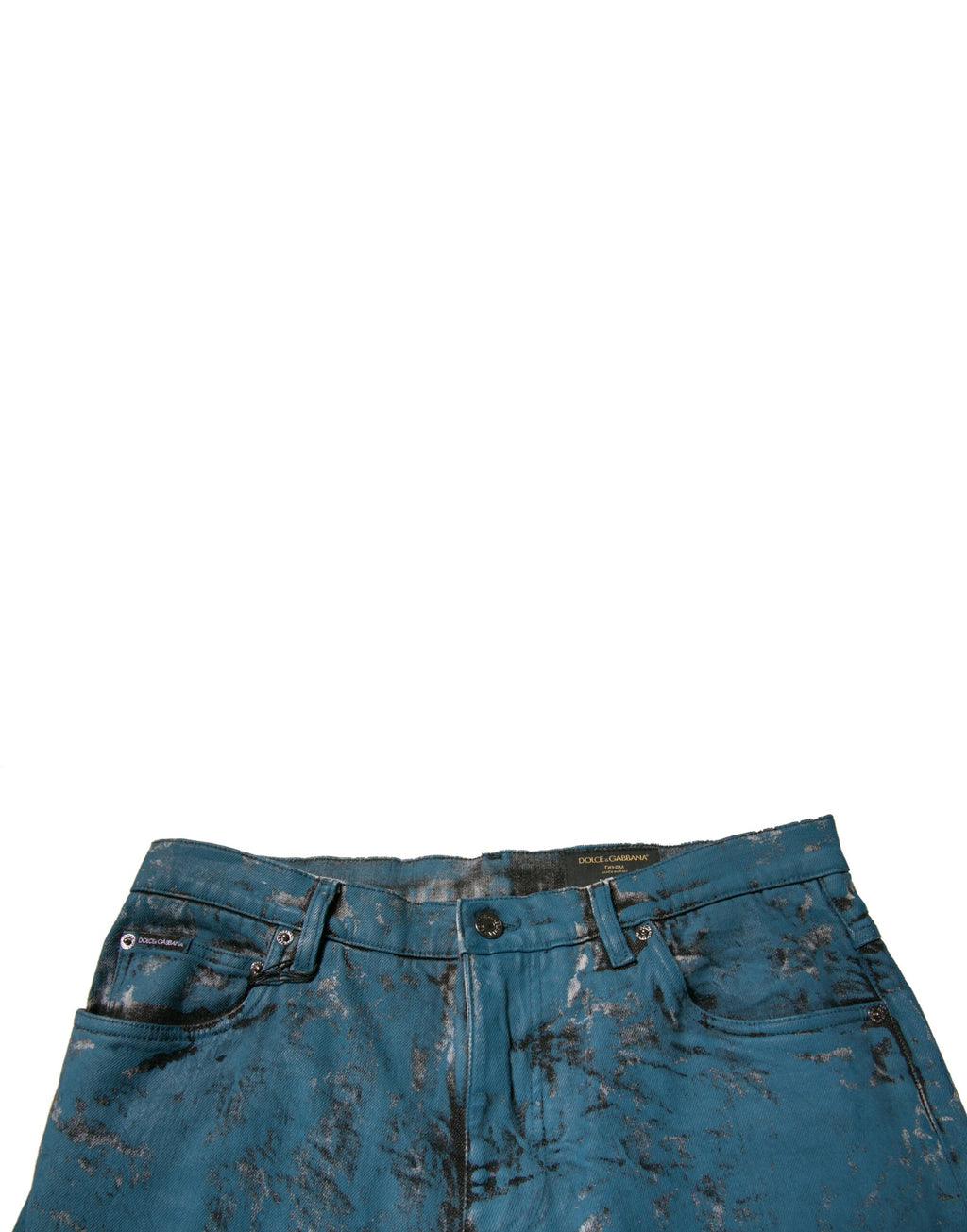 Dolce & Gabbana Blue Skinny Jeans for Men additional view