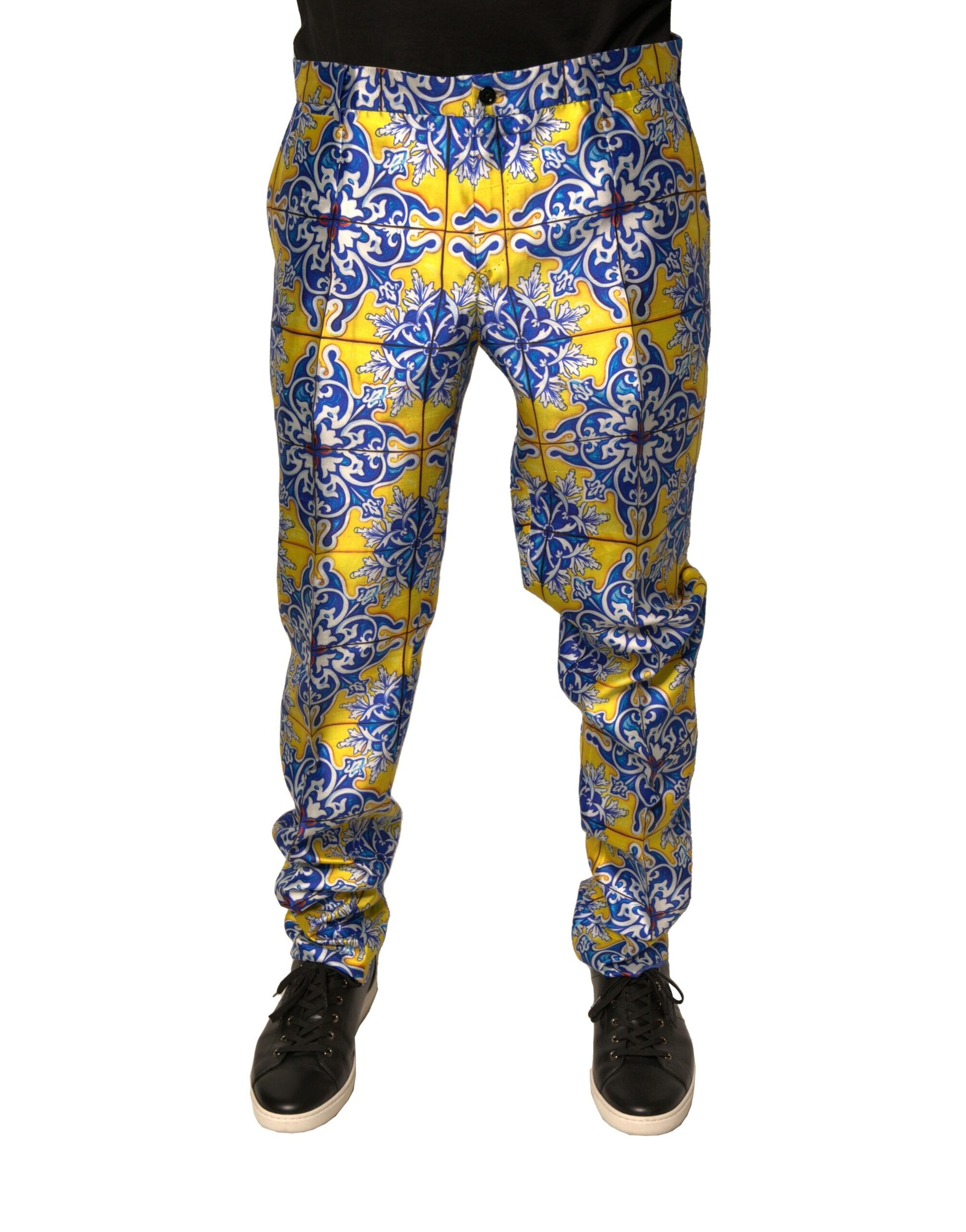 Dolce & Gabbana Multicolor Skinny Pants for Men alternate view