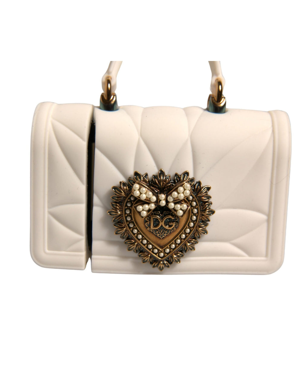 Dolce & Gabbana White Airpod Holders for Women detail view