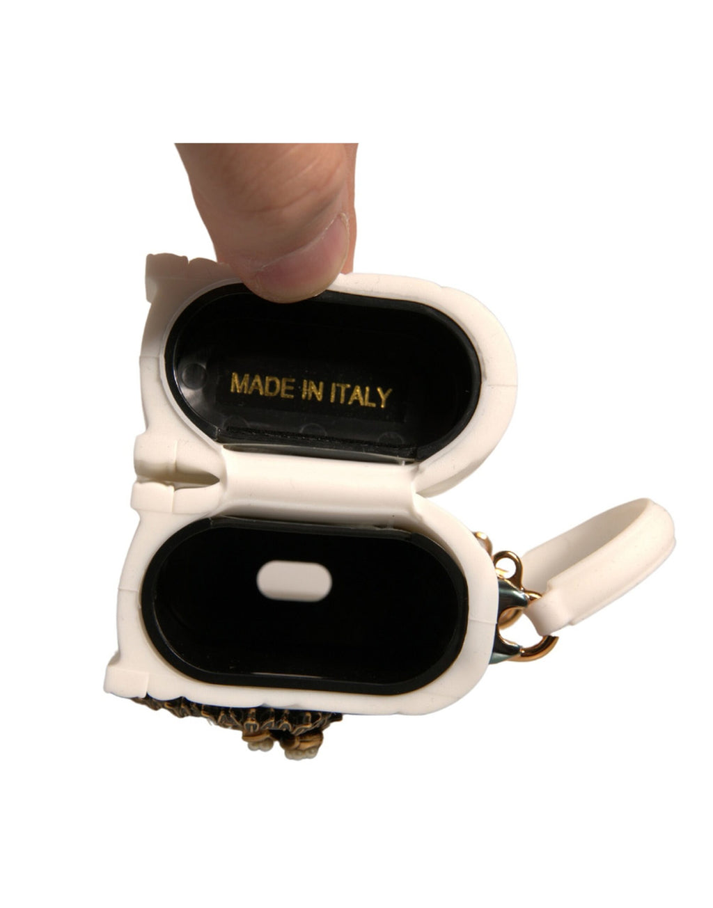 Dolce & Gabbana White Airpod Holders for Women additional view