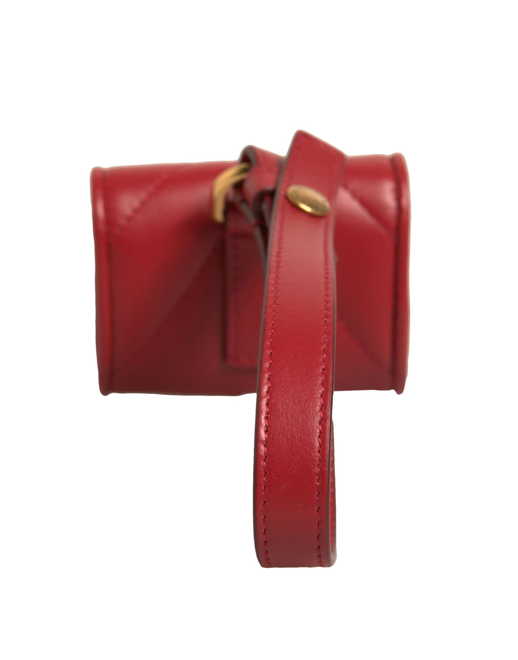 Étui AirPod Dolce & Gabbana en cuir noir Devotion avec cœur