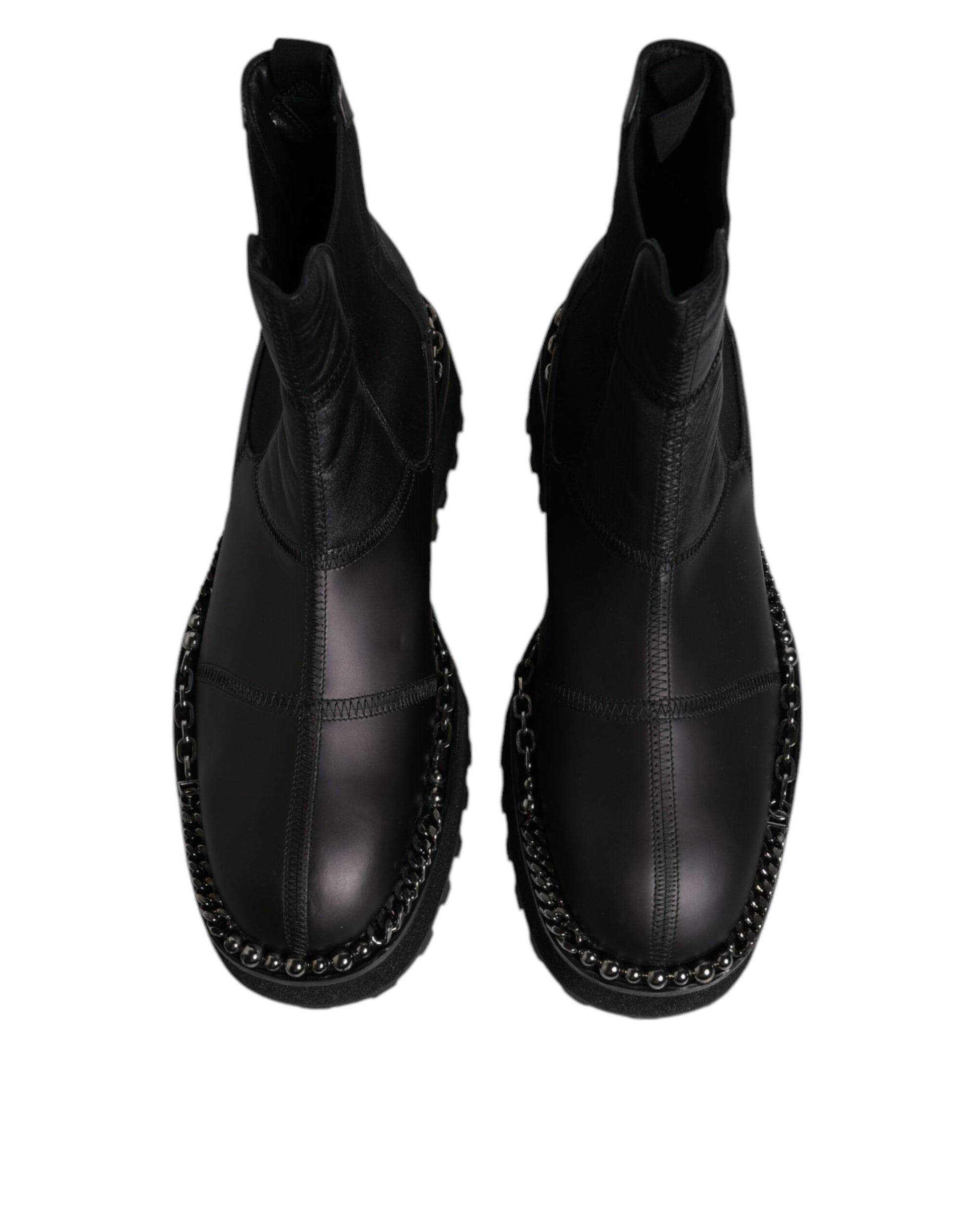 Dolce & Gabbana Black Chelsea Boots for Men detail view