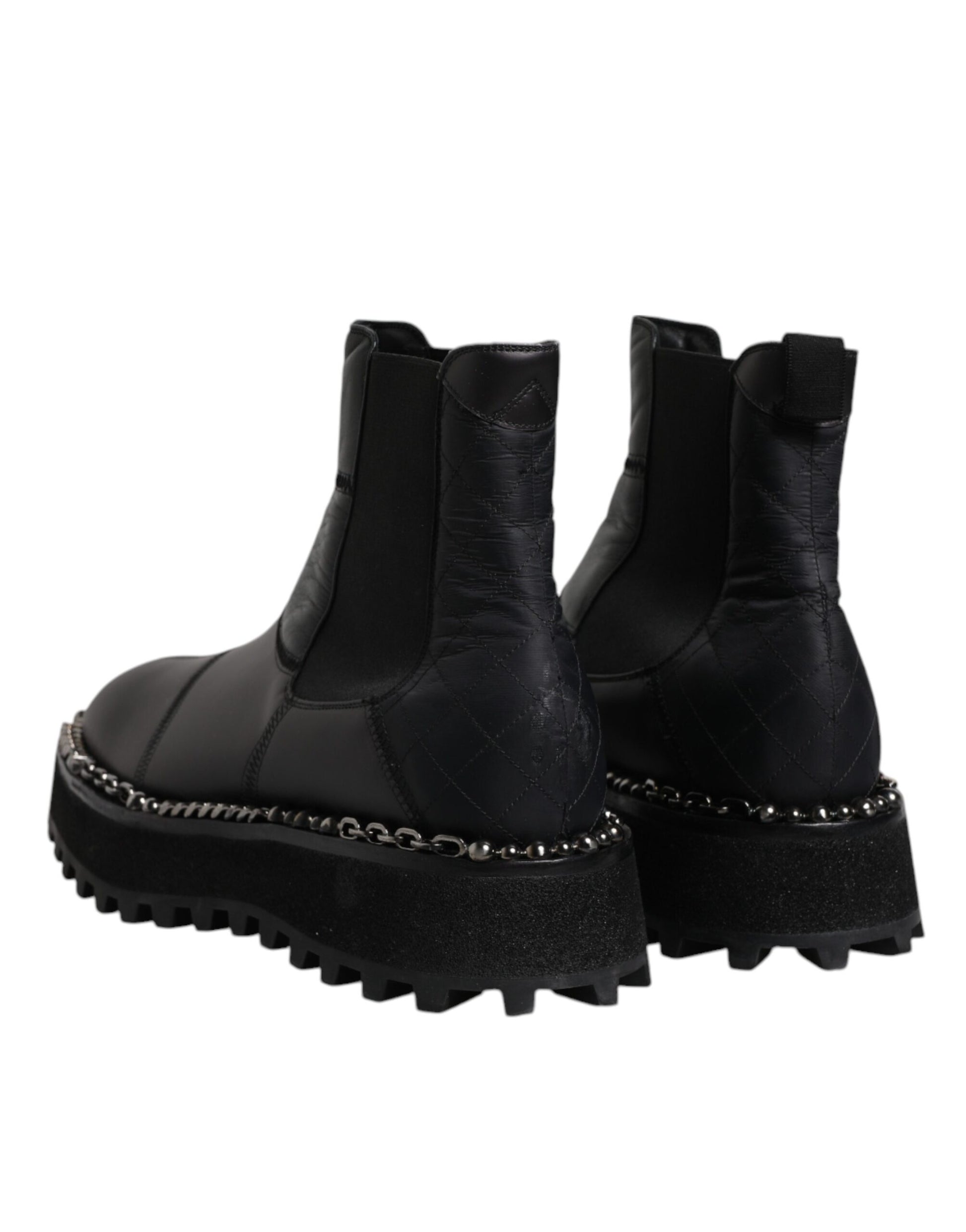 Dolce & Gabbana Black Chelsea Boots for Men additional view