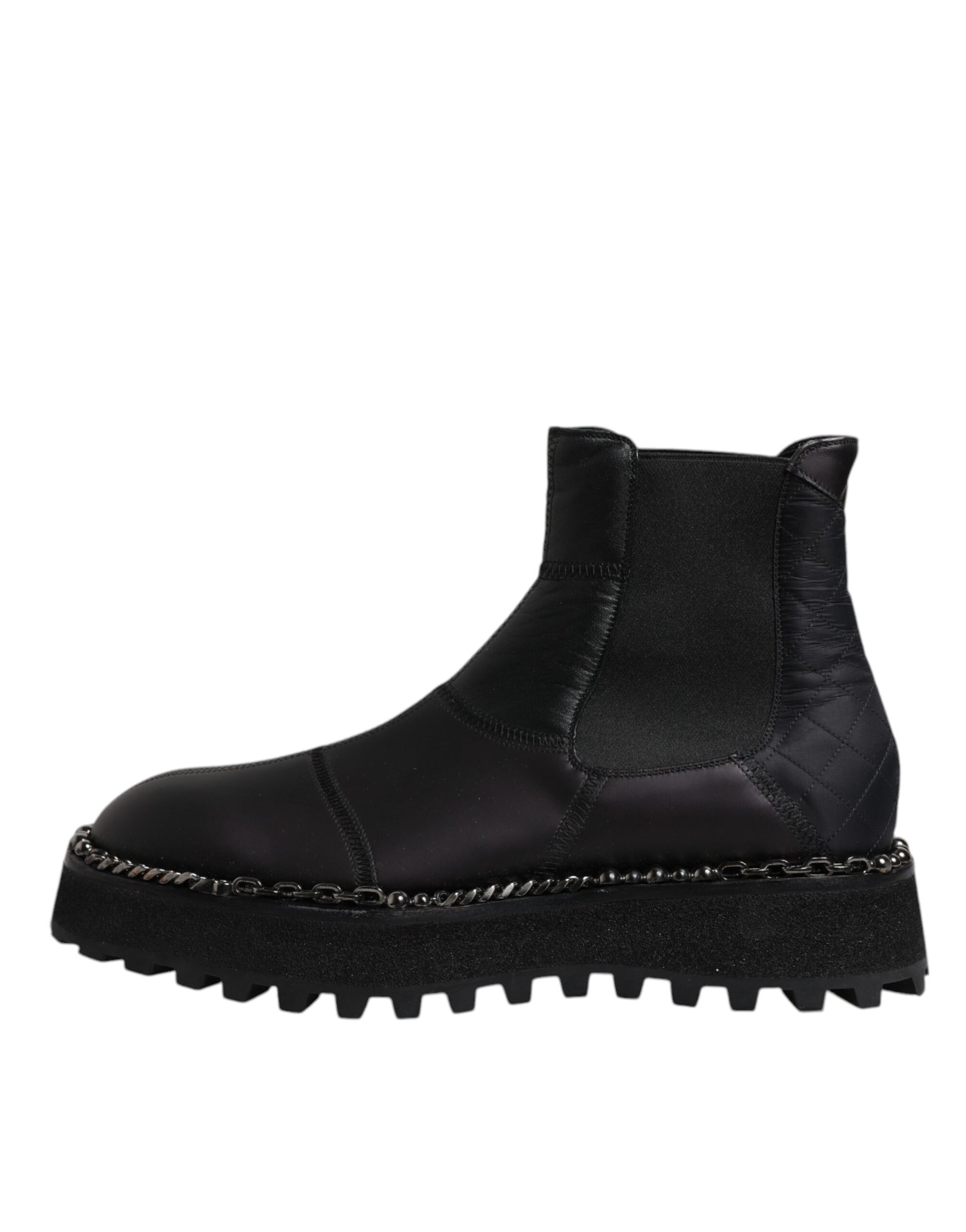 Dolce & Gabbana Black Chelsea Boots for Men additional view