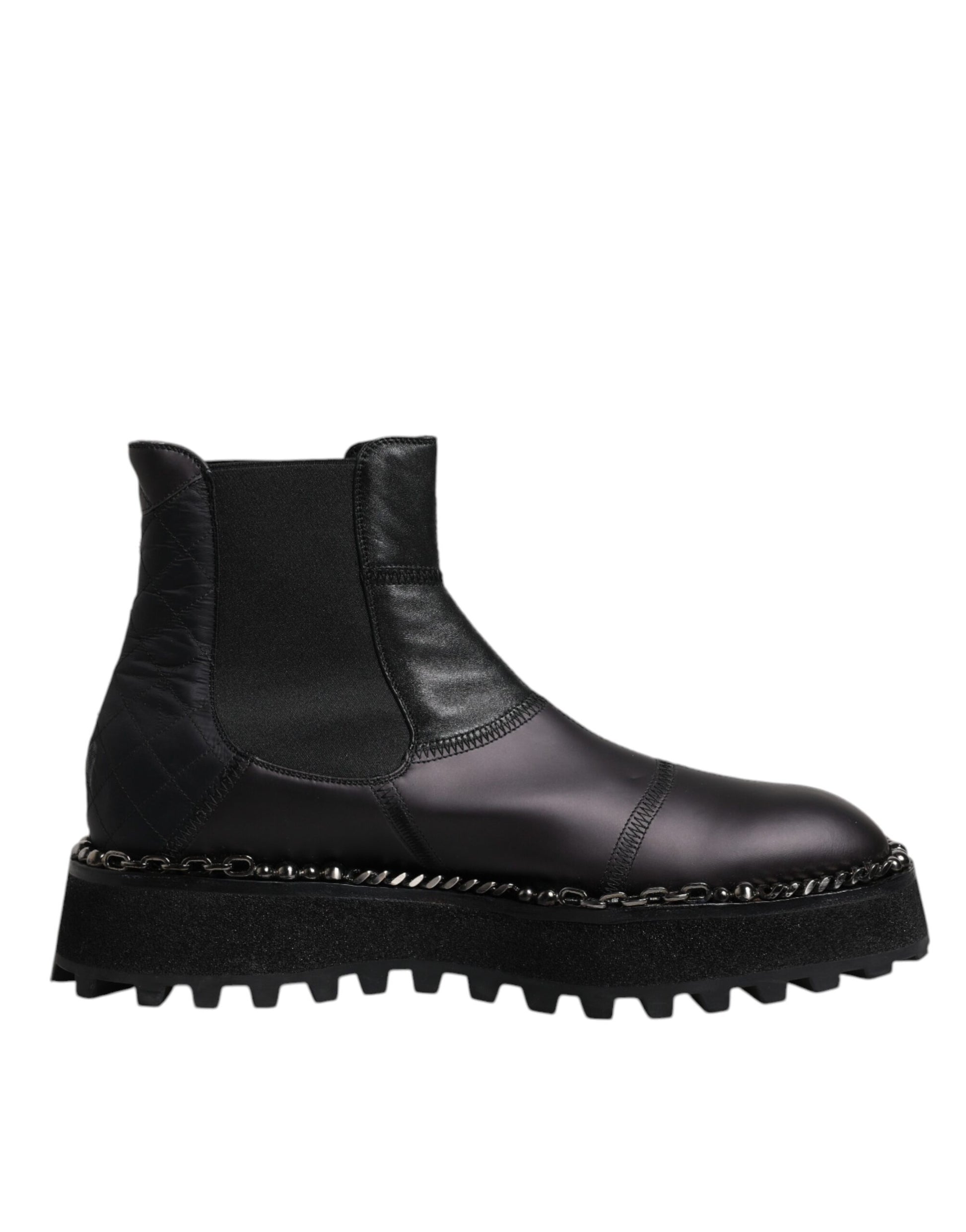 Dolce & Gabbana Black Chelsea Boots for Men additional view