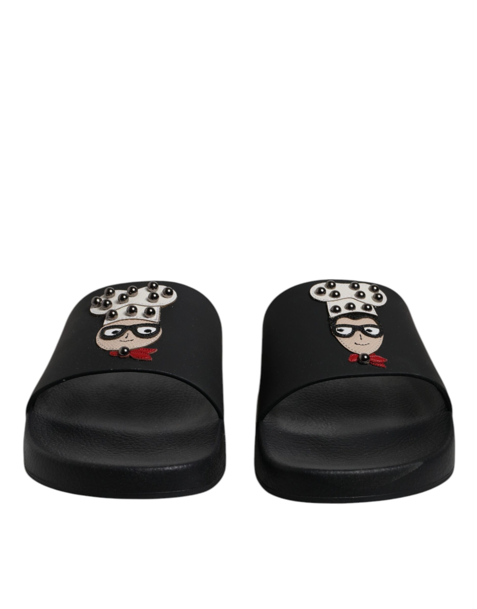 Dolce & Gabbana Black Slides for Men alternate view