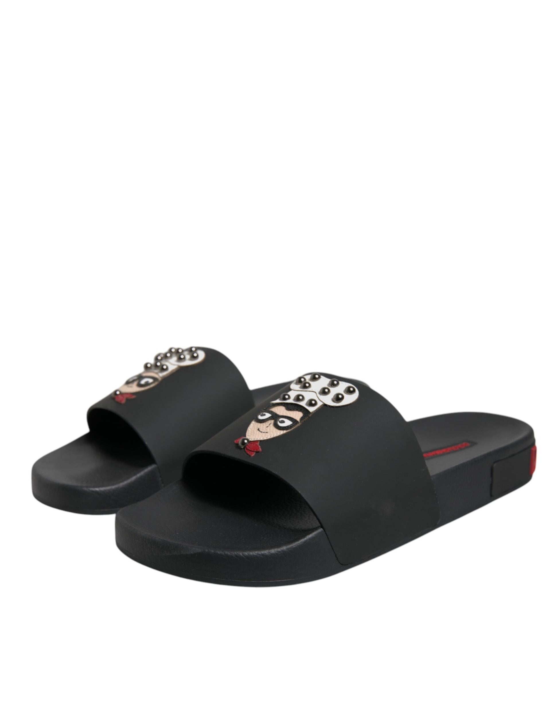 Dolce & Gabbana Black Slides for Men