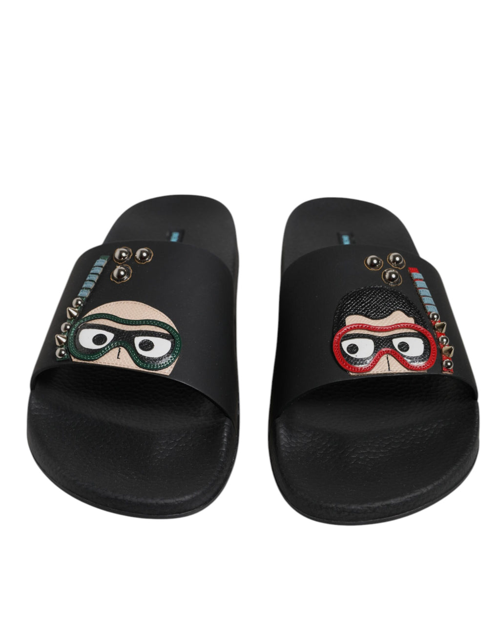 Dolce & Gabbana Black Slides for Men alternate view