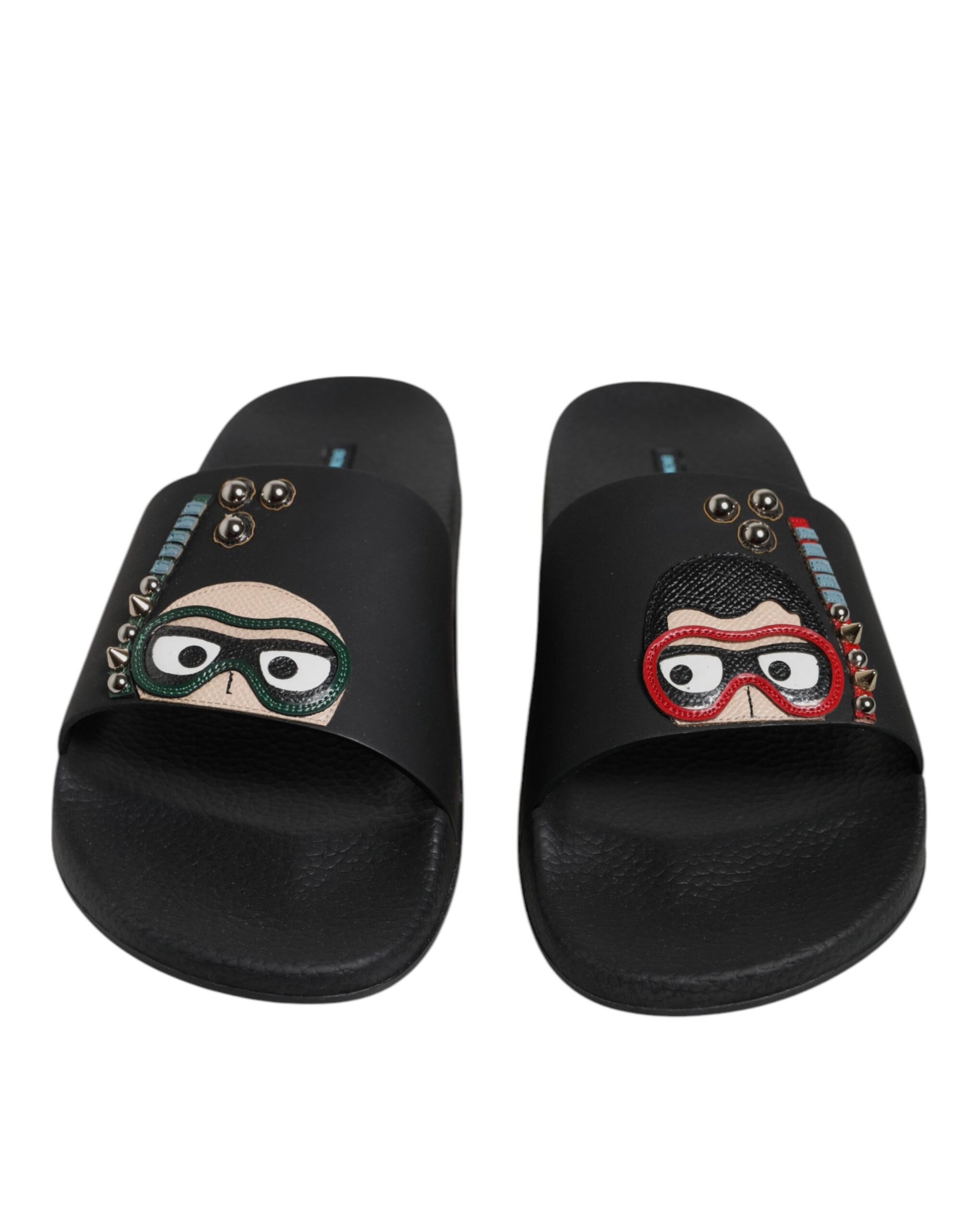 Dolce & Gabbana Black Slides for Men alternate view