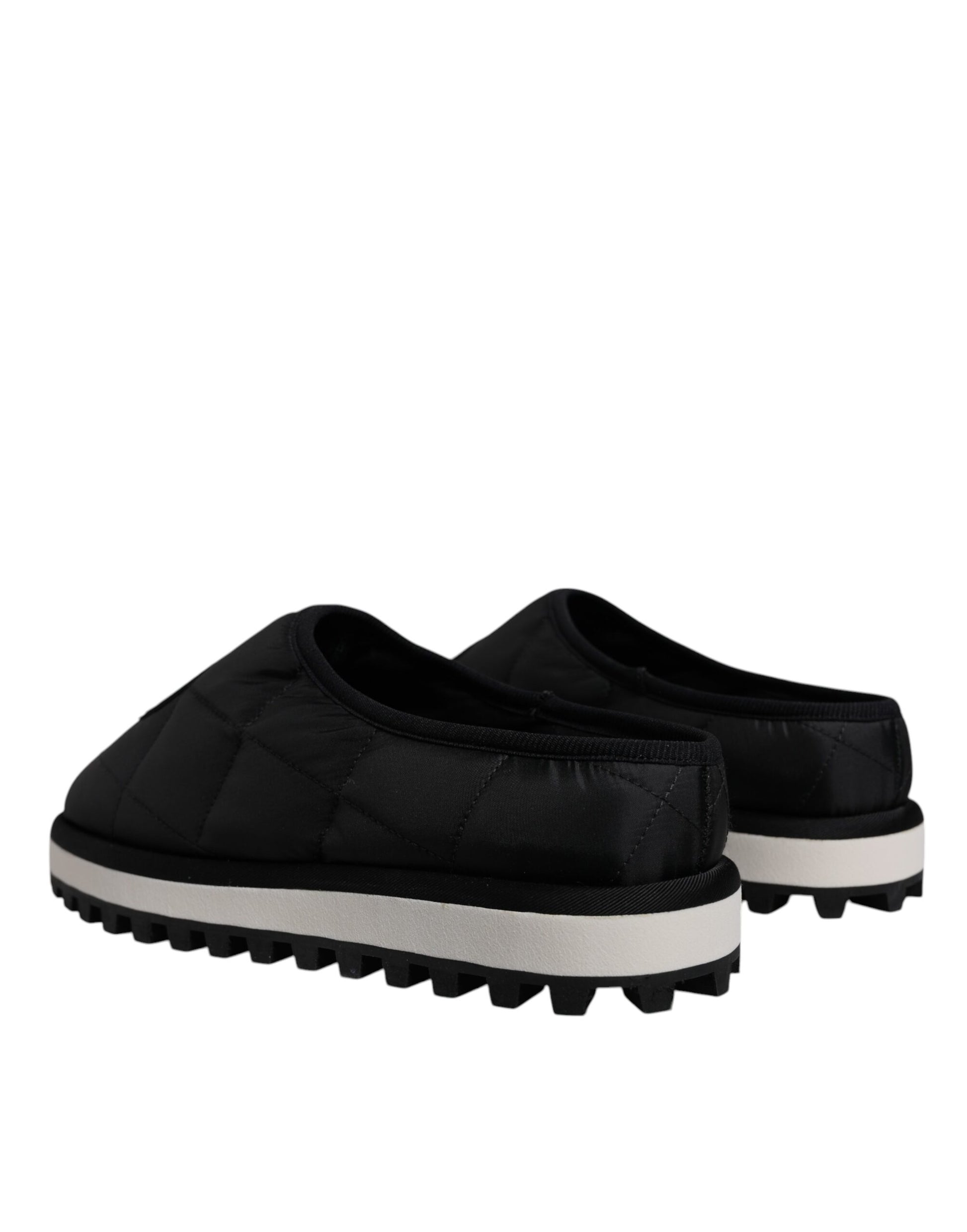Dolce & Gabbana Black Slides for Men side view
