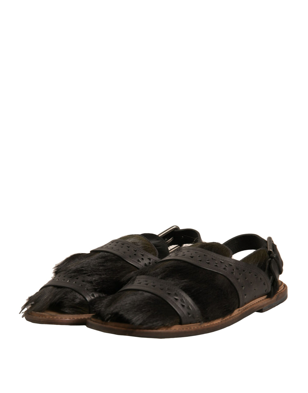 Dolce & Gabbana Green Flat for Men side view
