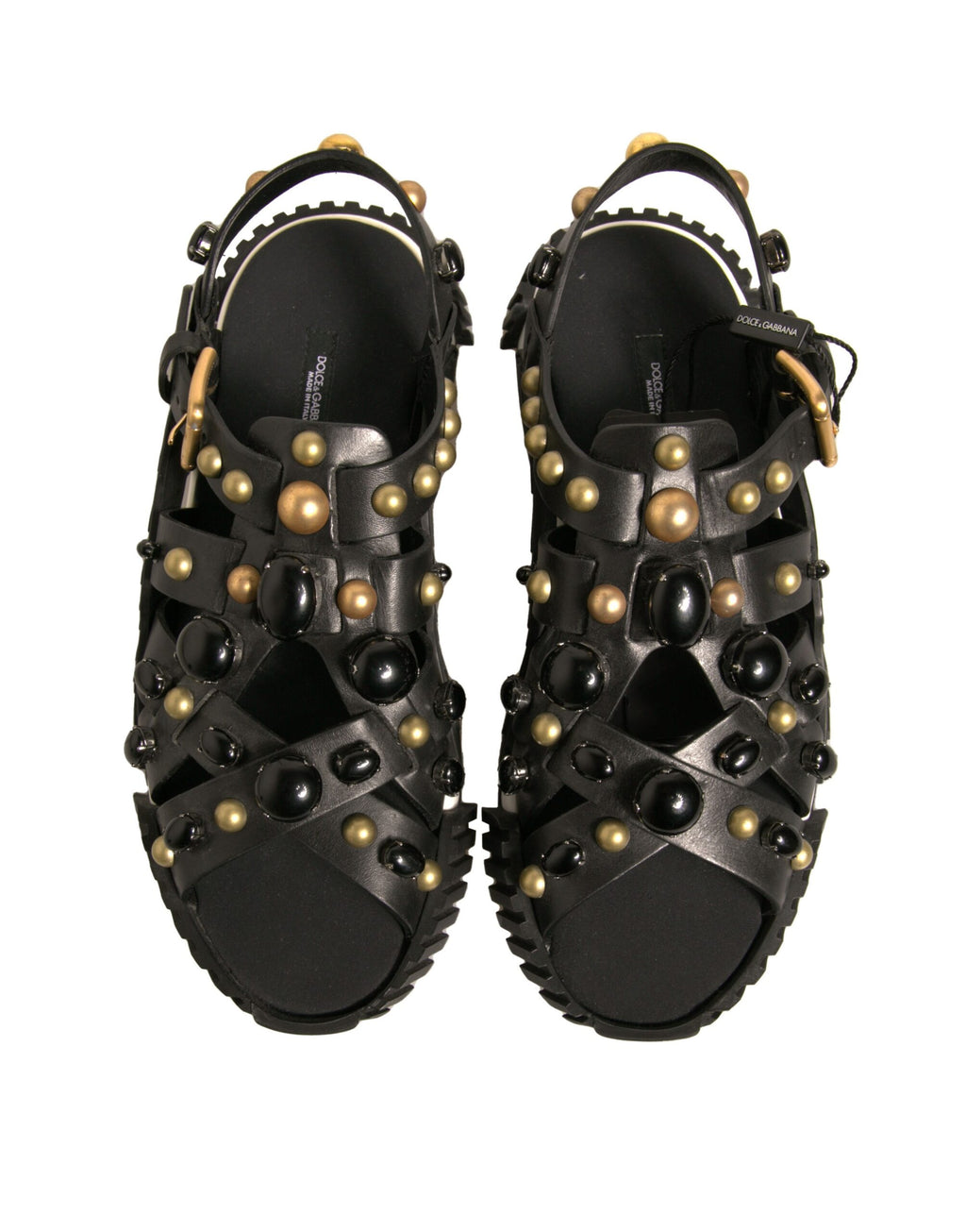 Dolce & Gabbana Black Flat for Men detail view