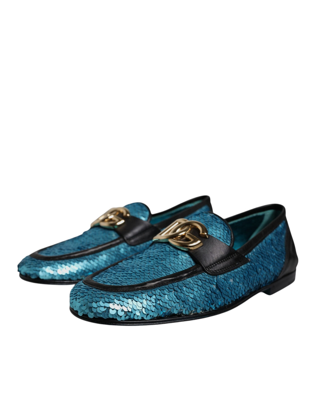 Dolce & Gabbana Blue Slip On Loafers for Men alternate view
