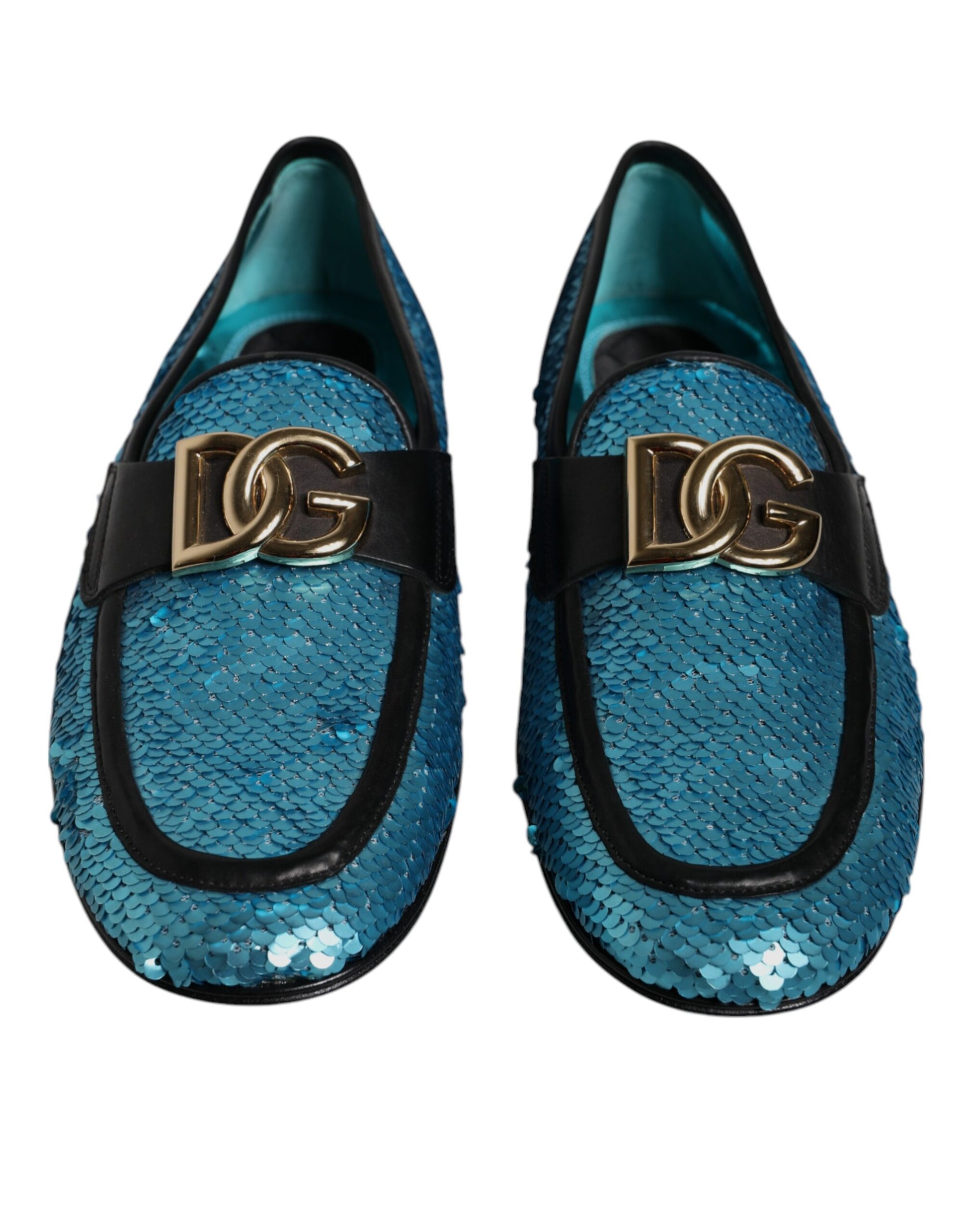 Dolce & Gabbana Blue Slip On Loafers for Men detail view
