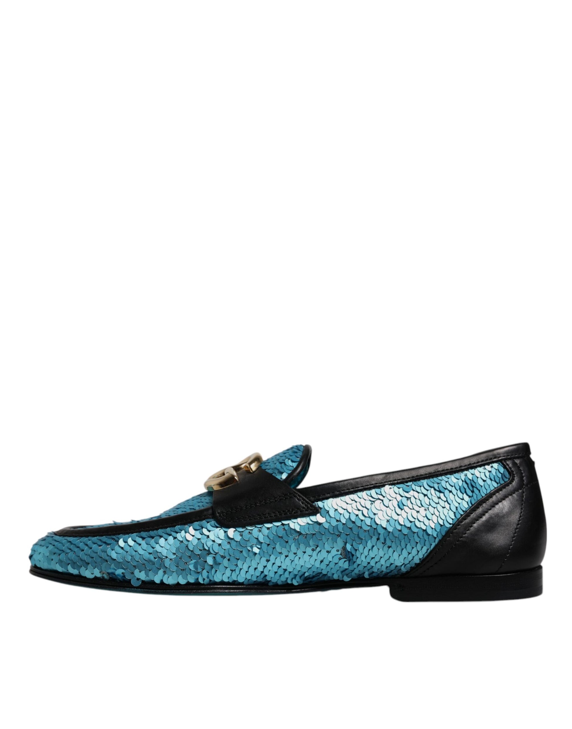 Dolce & Gabbana Blue Slip On Loafers for Men additional view