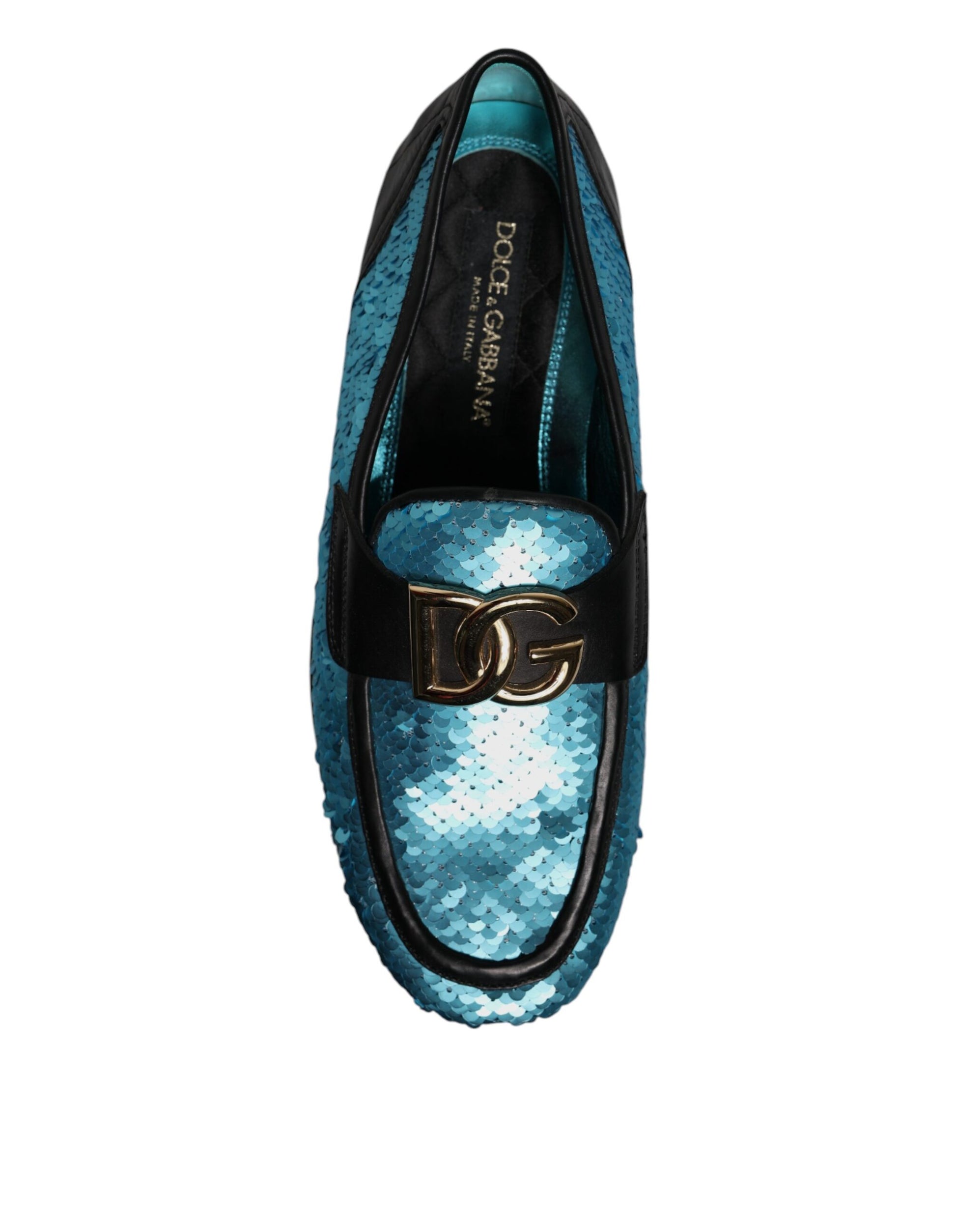 Dolce & Gabbana Blue Slip On Loafers for Men additional view